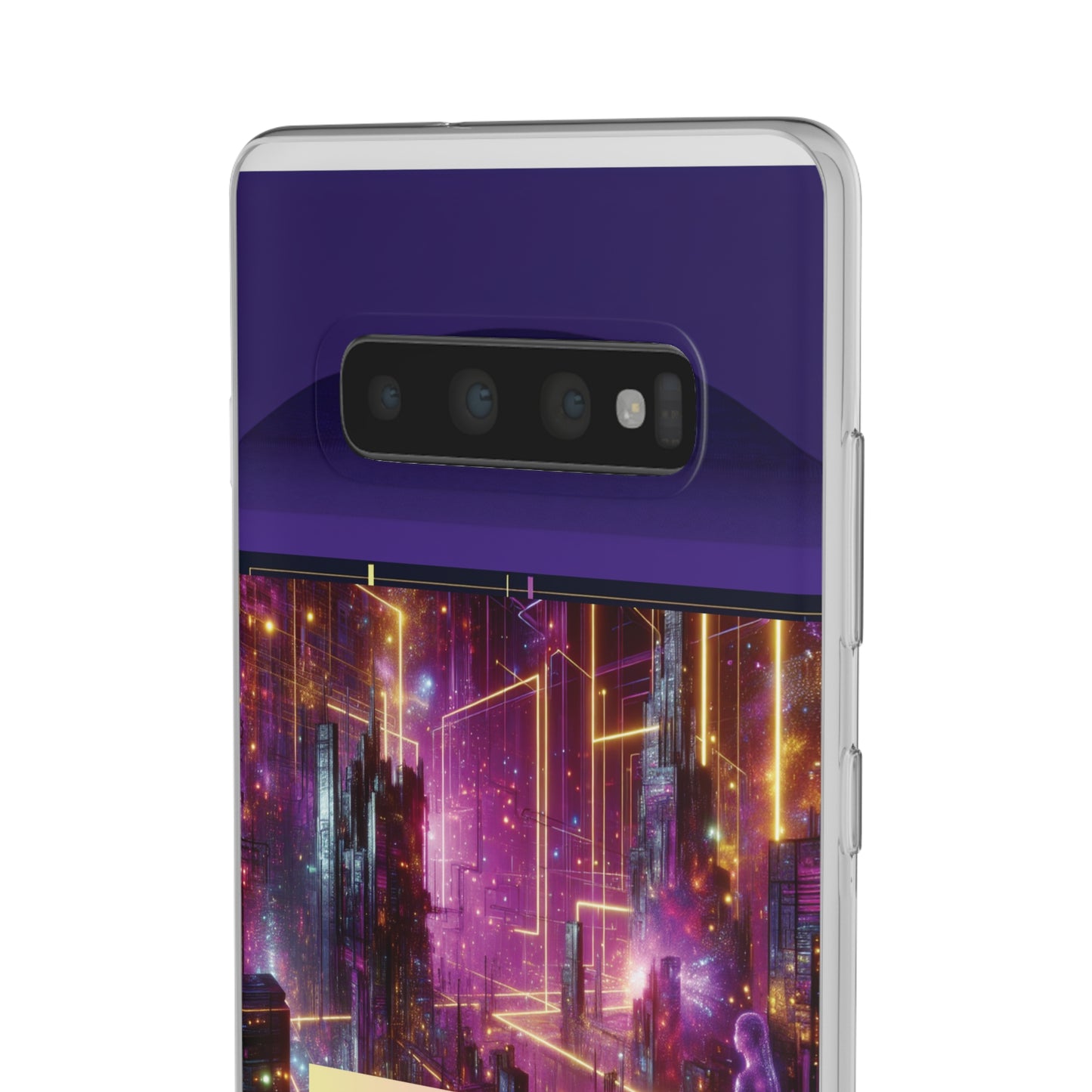 La Femme Royale des Purple Skies Flexi Cases