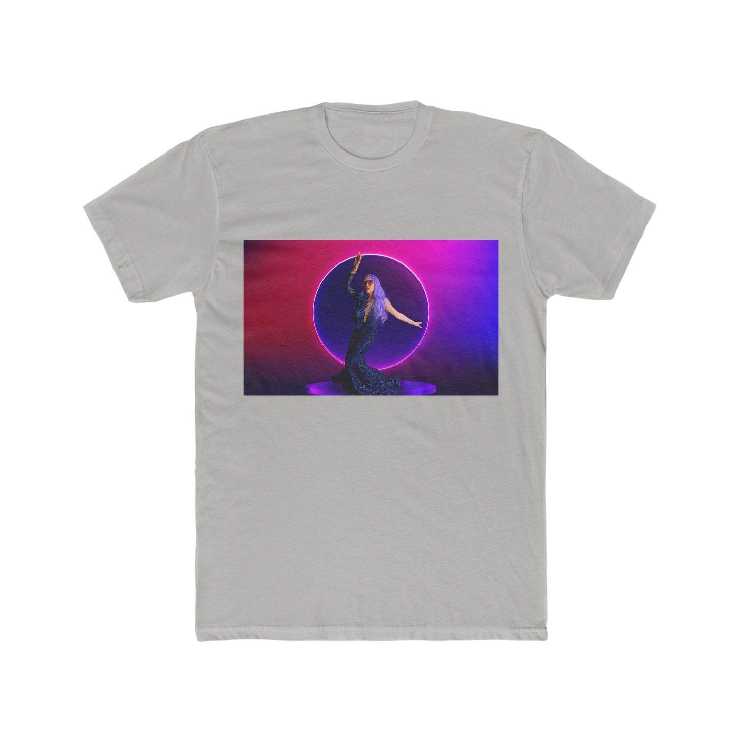 Purple - Men's Cotton Crew Tee