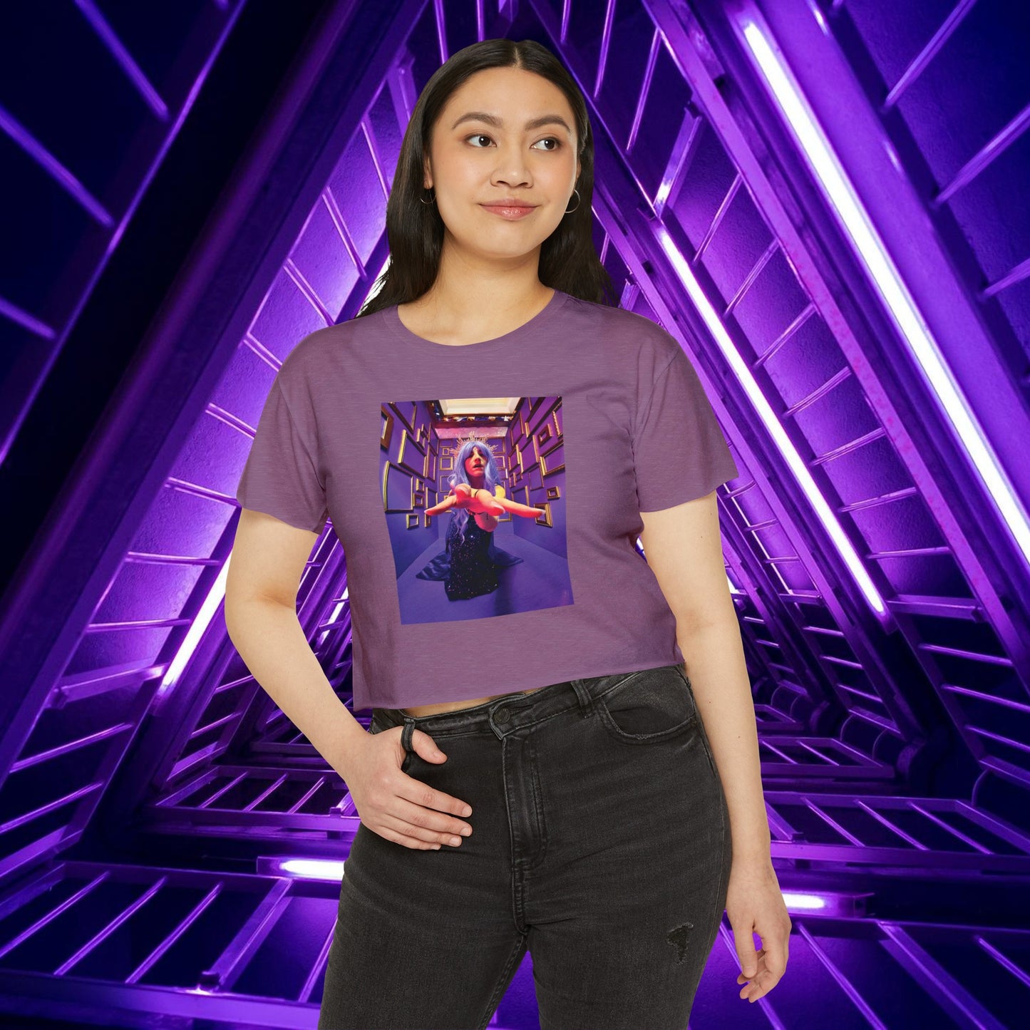 Royal Purple - Women's Crop Top