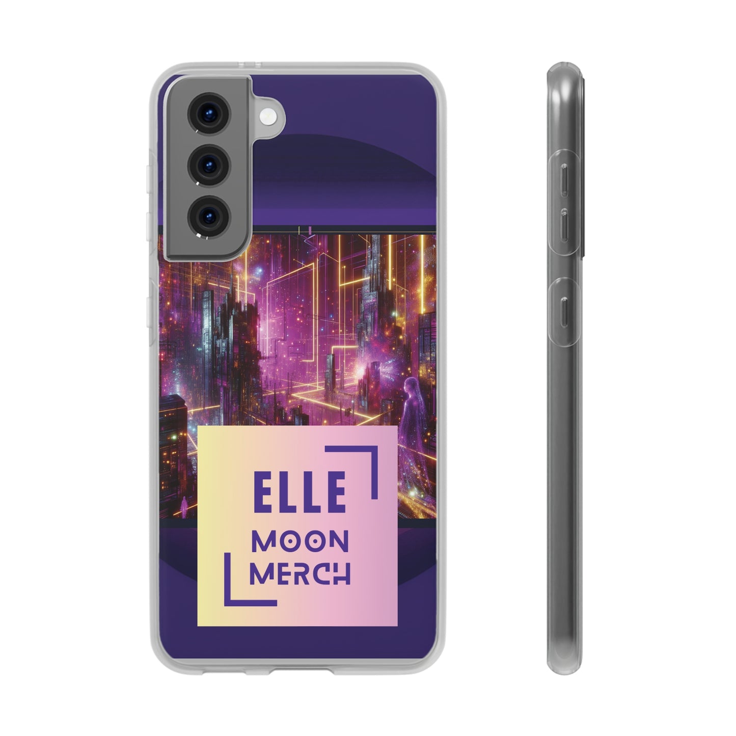 La Femme Royale des Purple Skies Flexi Cases