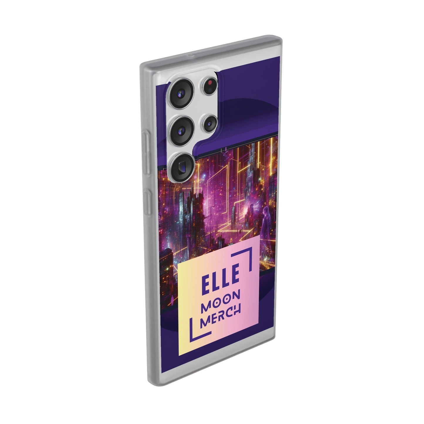 La Femme Royale des Purple Skies Flexi Cases