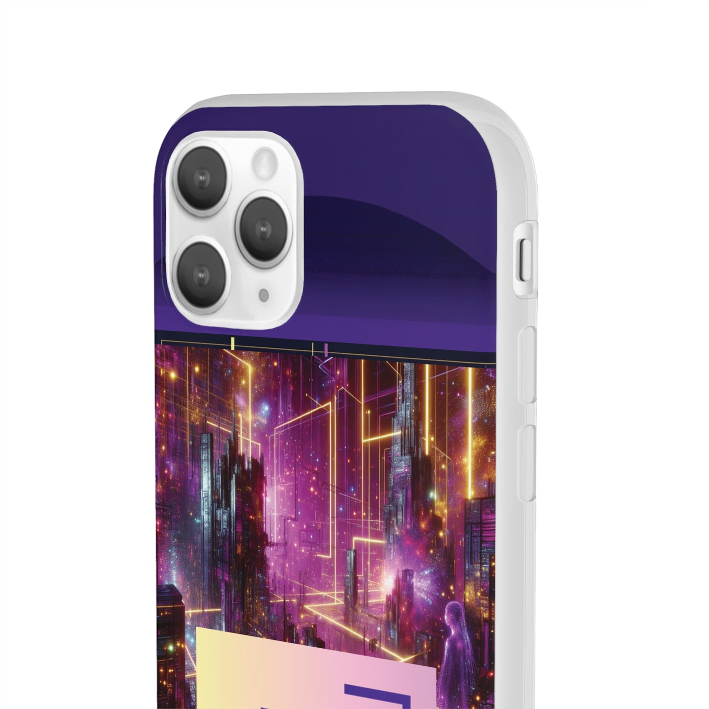 La Femme Royale des Purple Skies Flexi Cases