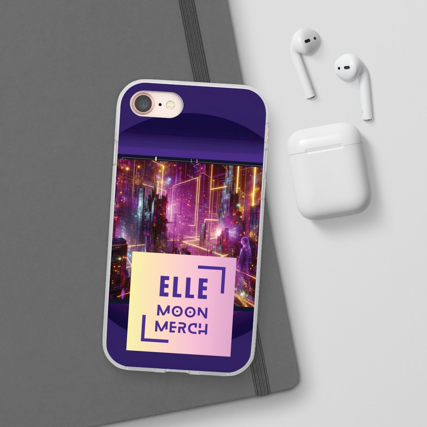 La Femme Royale des Purple Skies Flexi Cases