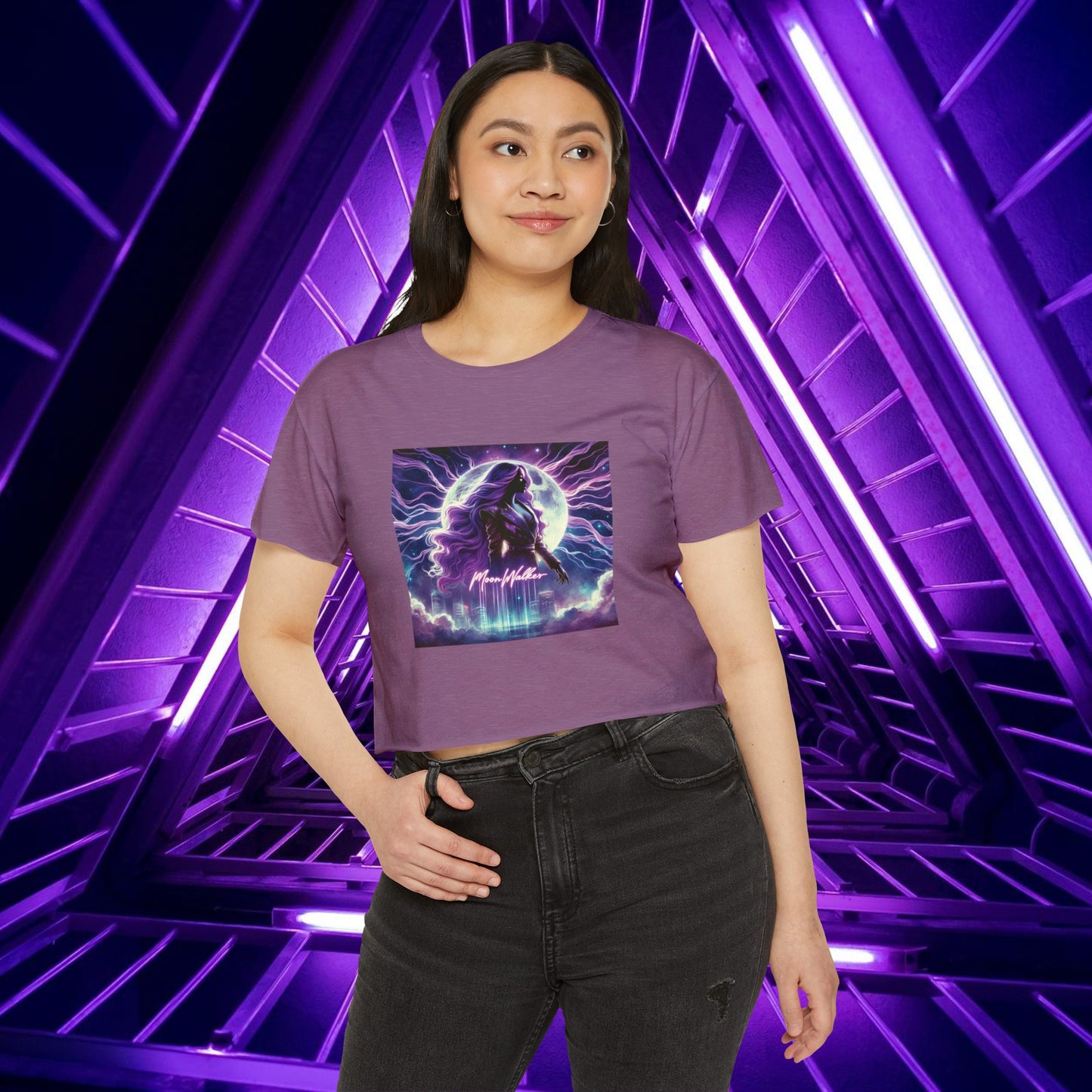 Moon Walker - Women's Crop Top