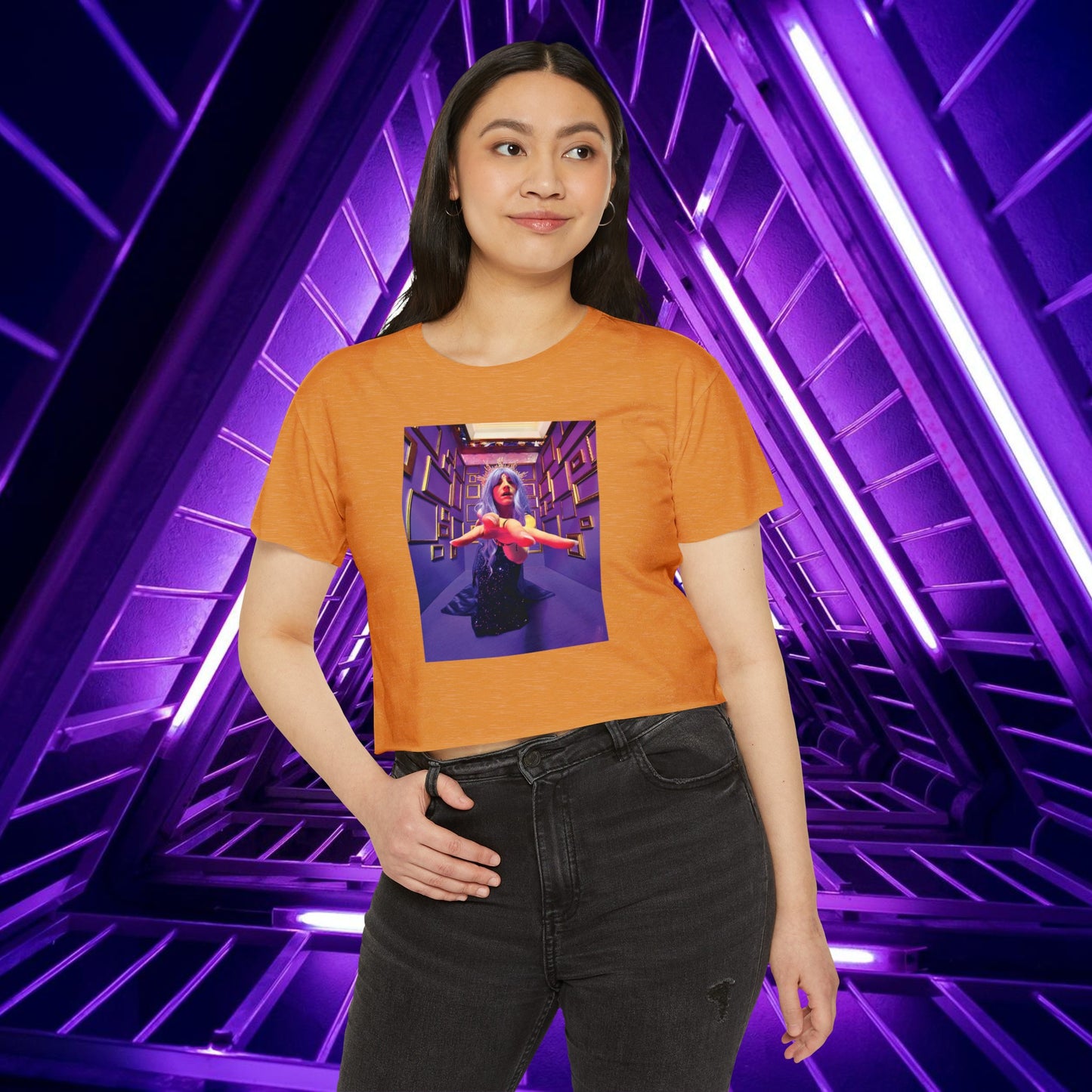 Royal Purple - Women's Crop Top