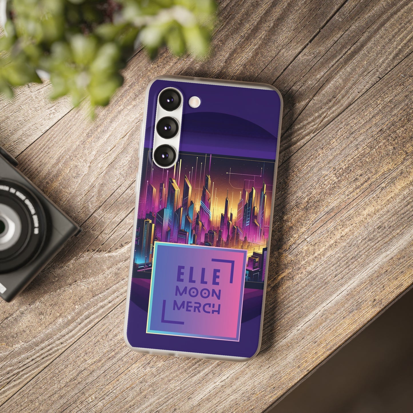 Cyber Royal Purple Skies Flexi Cases