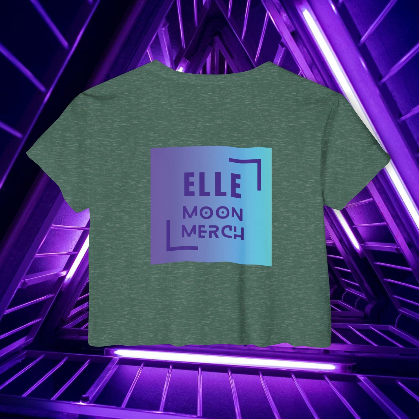 Elle Breaks The Matrix - Women's Crop Top