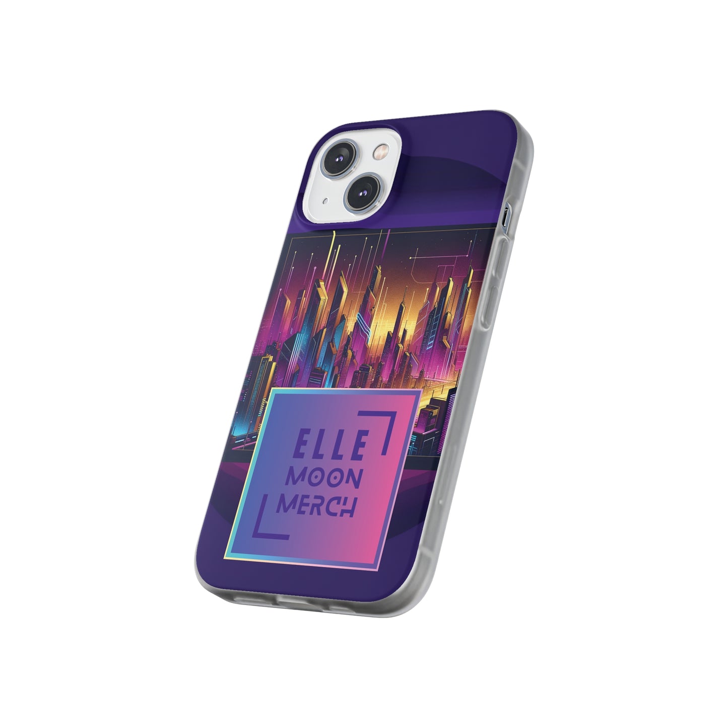 Cyber Royal Purple Skies Flexi Cases