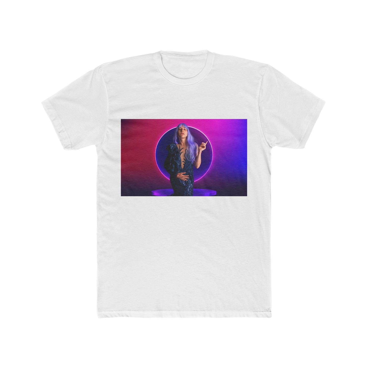 Purple Skies - Men's Cotton Crew Tee