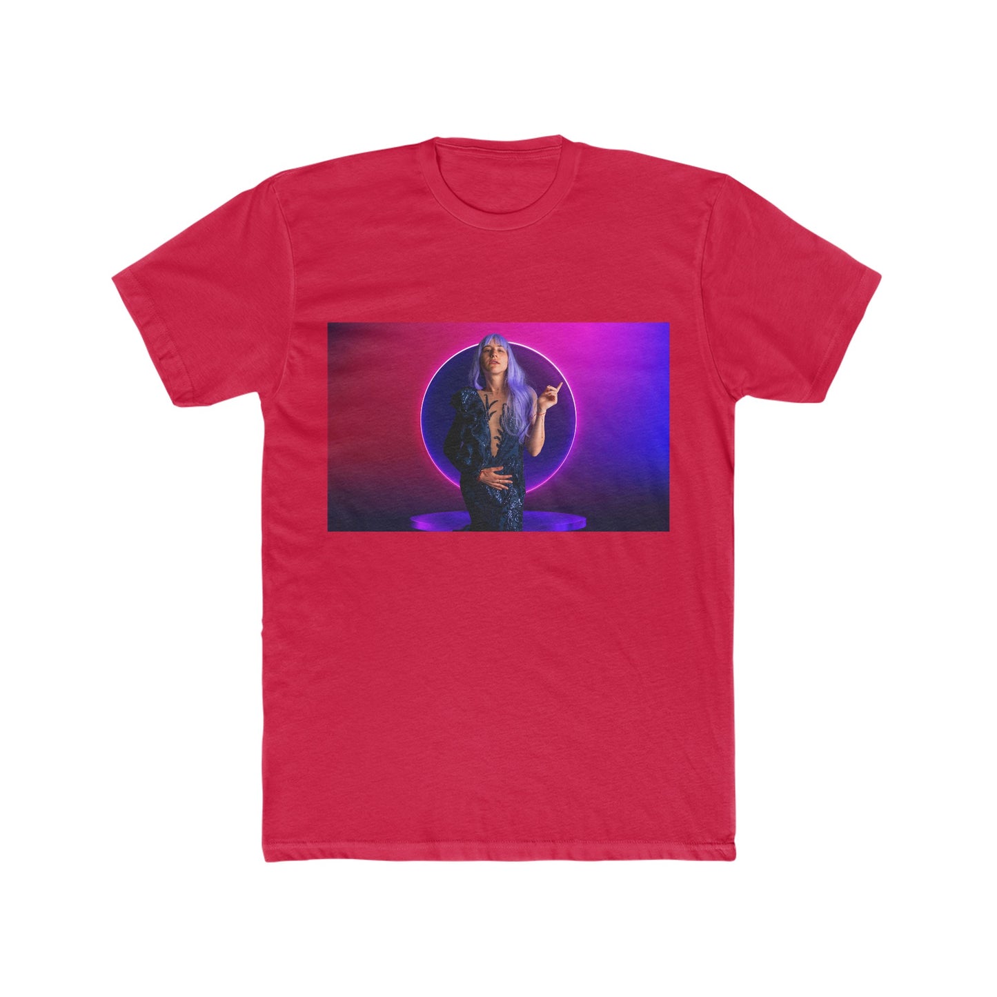 Purple Skies - Men's Cotton Crew Tee