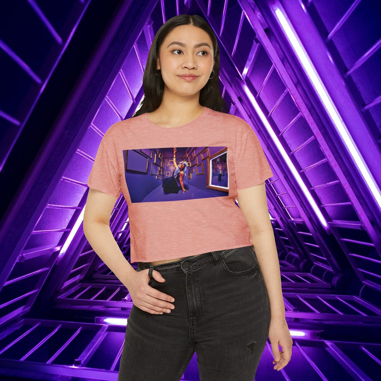 The Purple Masterpiece - Women's Crop Top