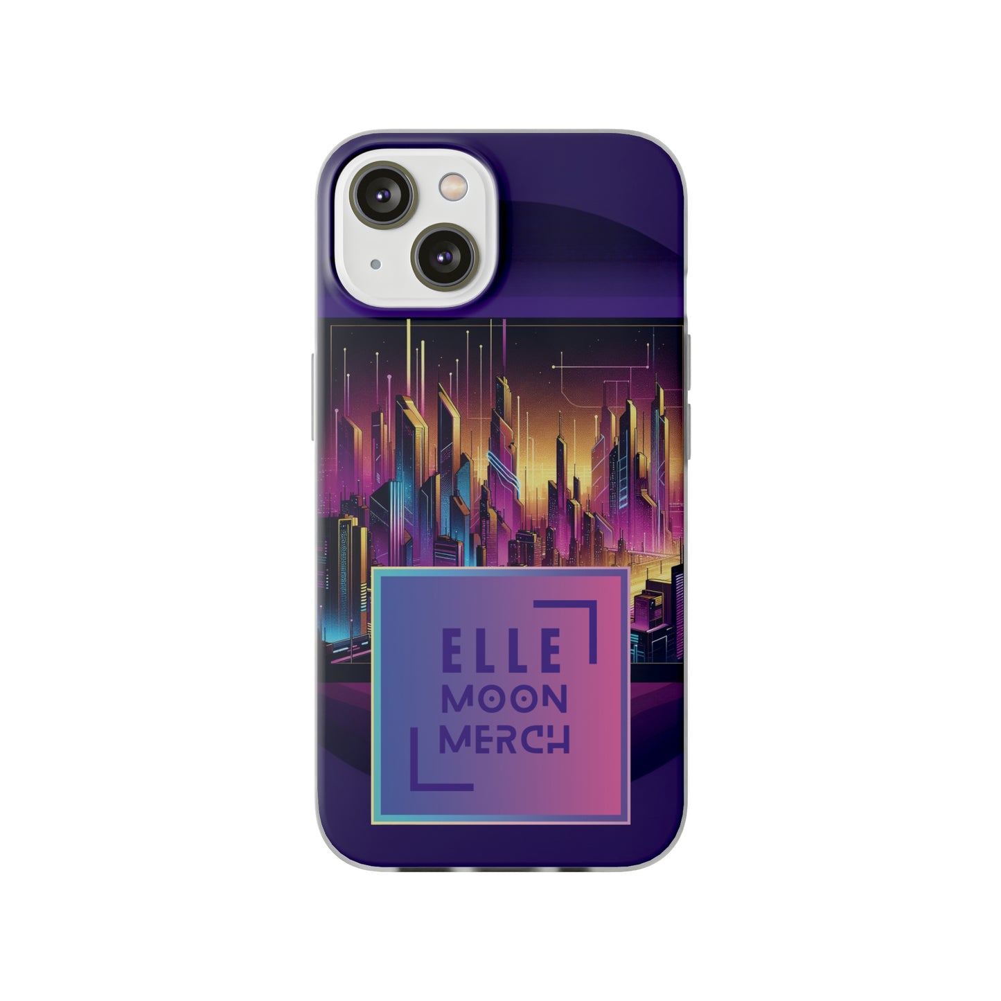 Cyber Royal Purple Skies Flexi Cases