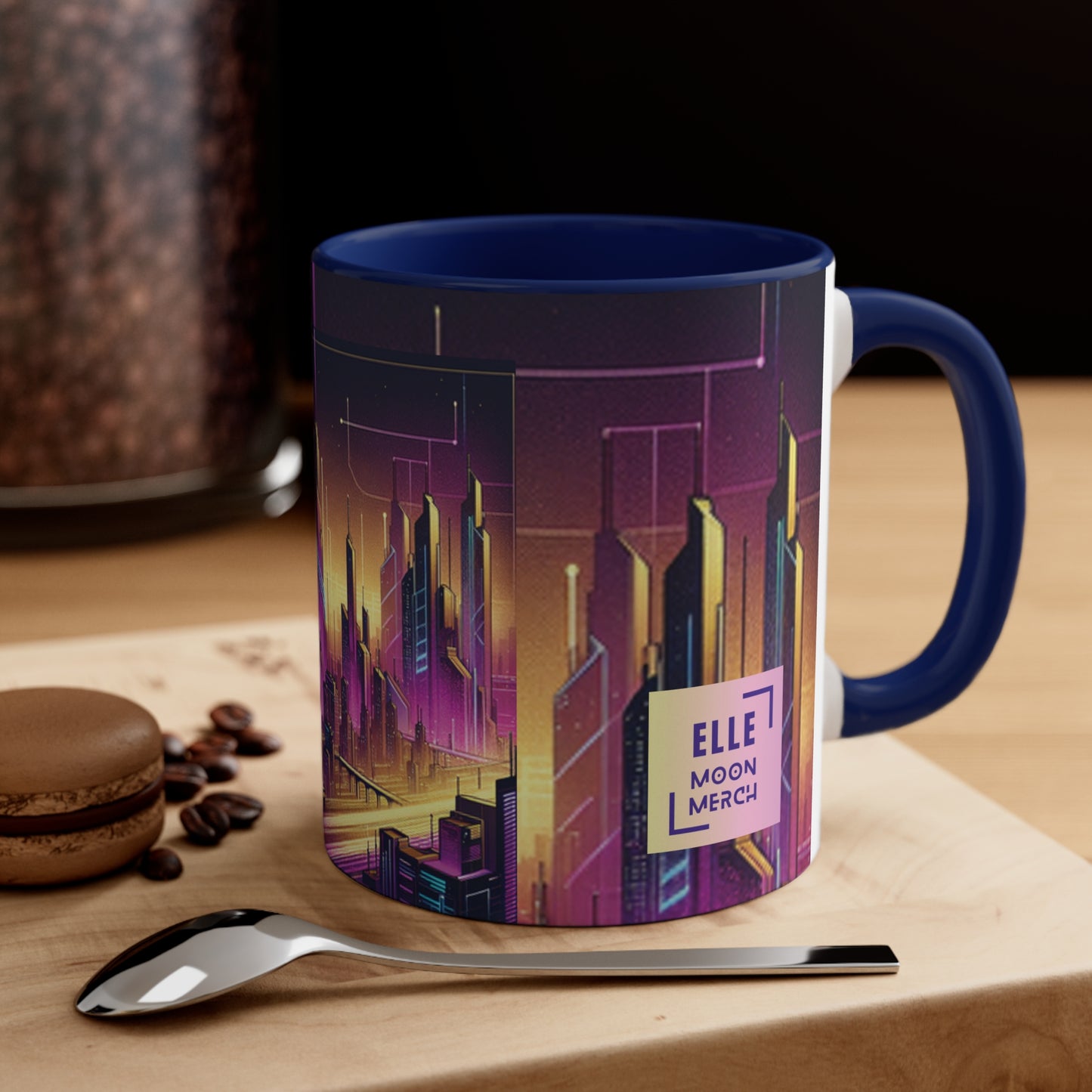 Cyber Purple Sunrise Coffee Mug (11oz)