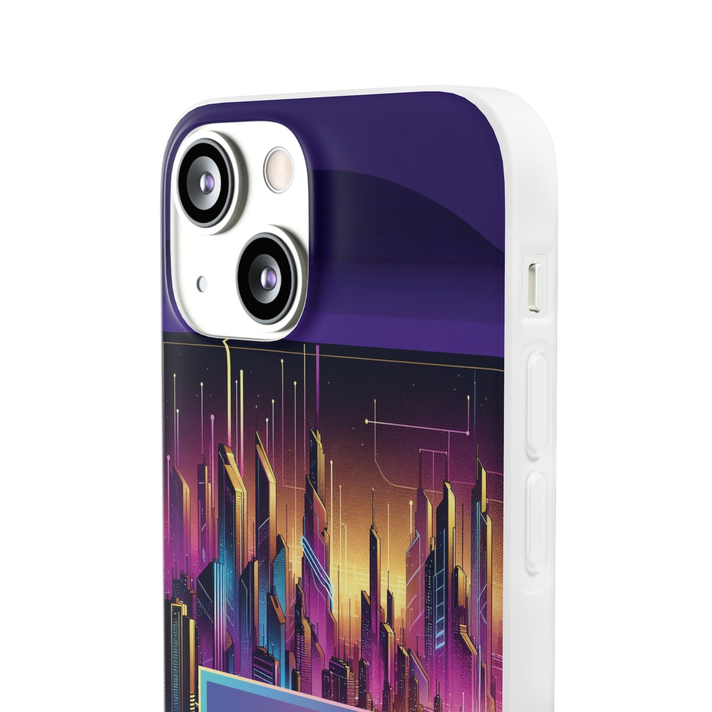 Cyber Royal Purple Skies Flexi Cases