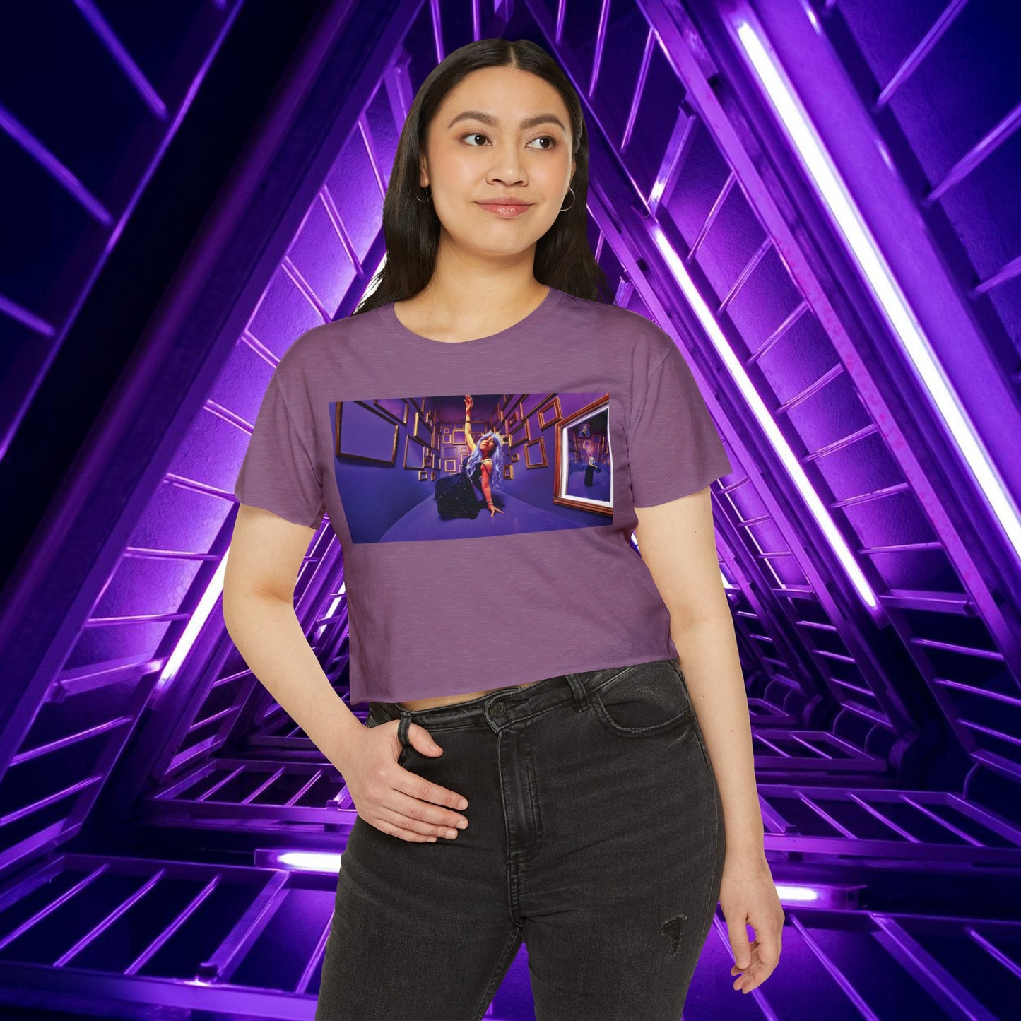 The Purple Masterpiece - Women's Crop Top