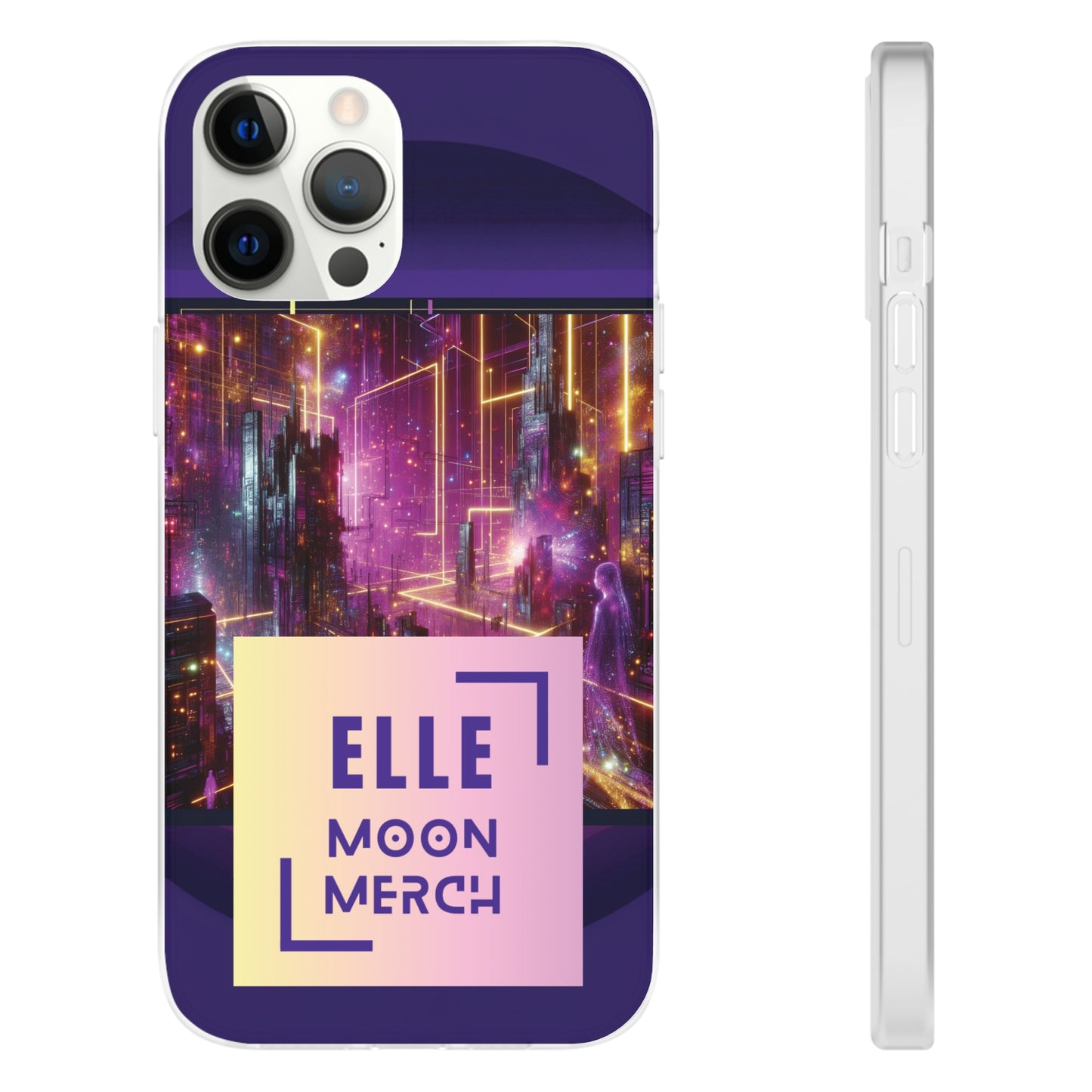 La Femme Royale des Purple Skies Flexi Cases