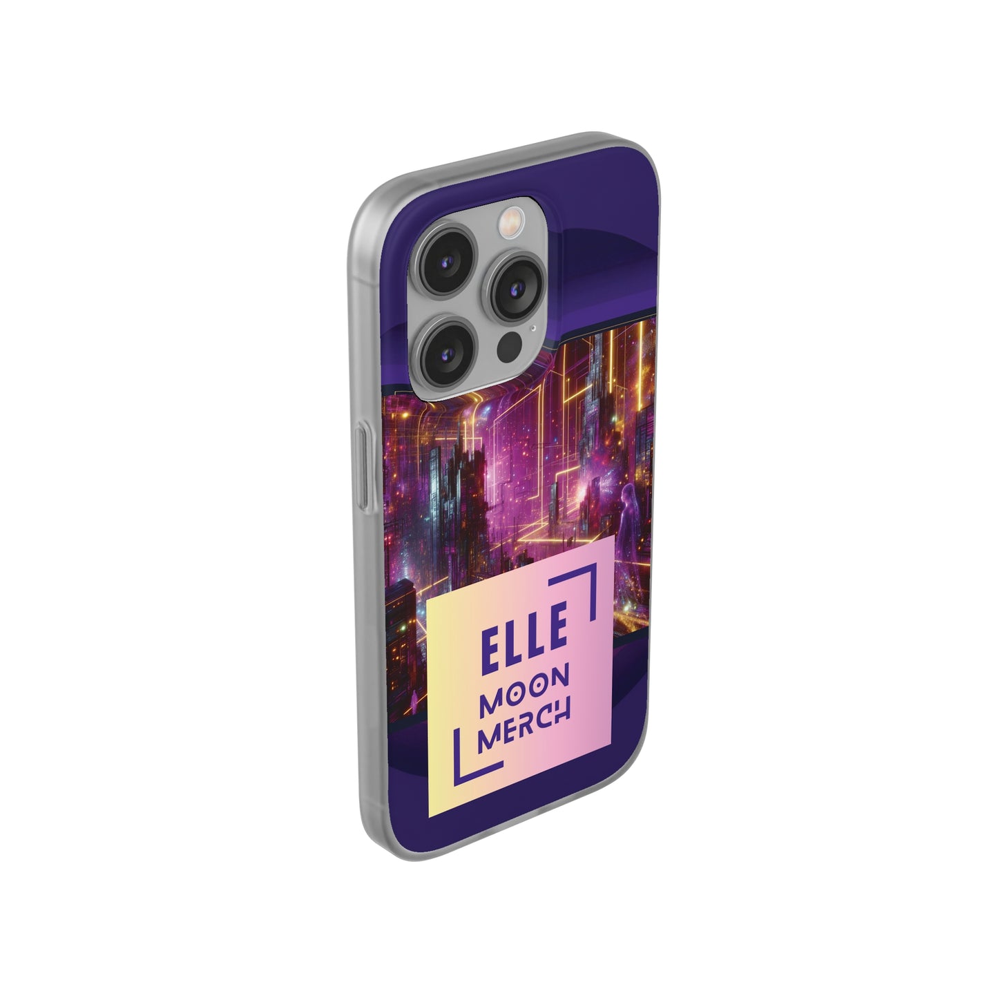 La Femme Royale des Purple Skies Flexi Cases