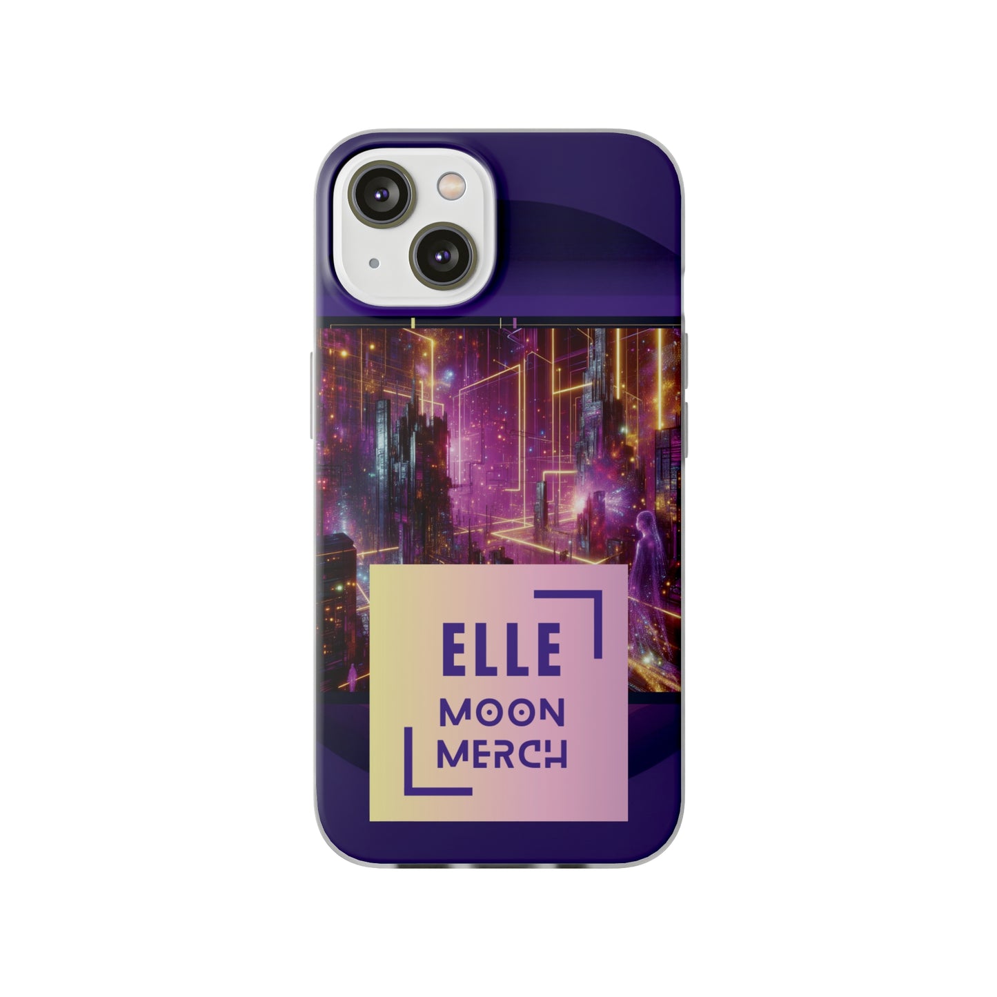 La Femme Royale des Purple Skies Flexi Cases