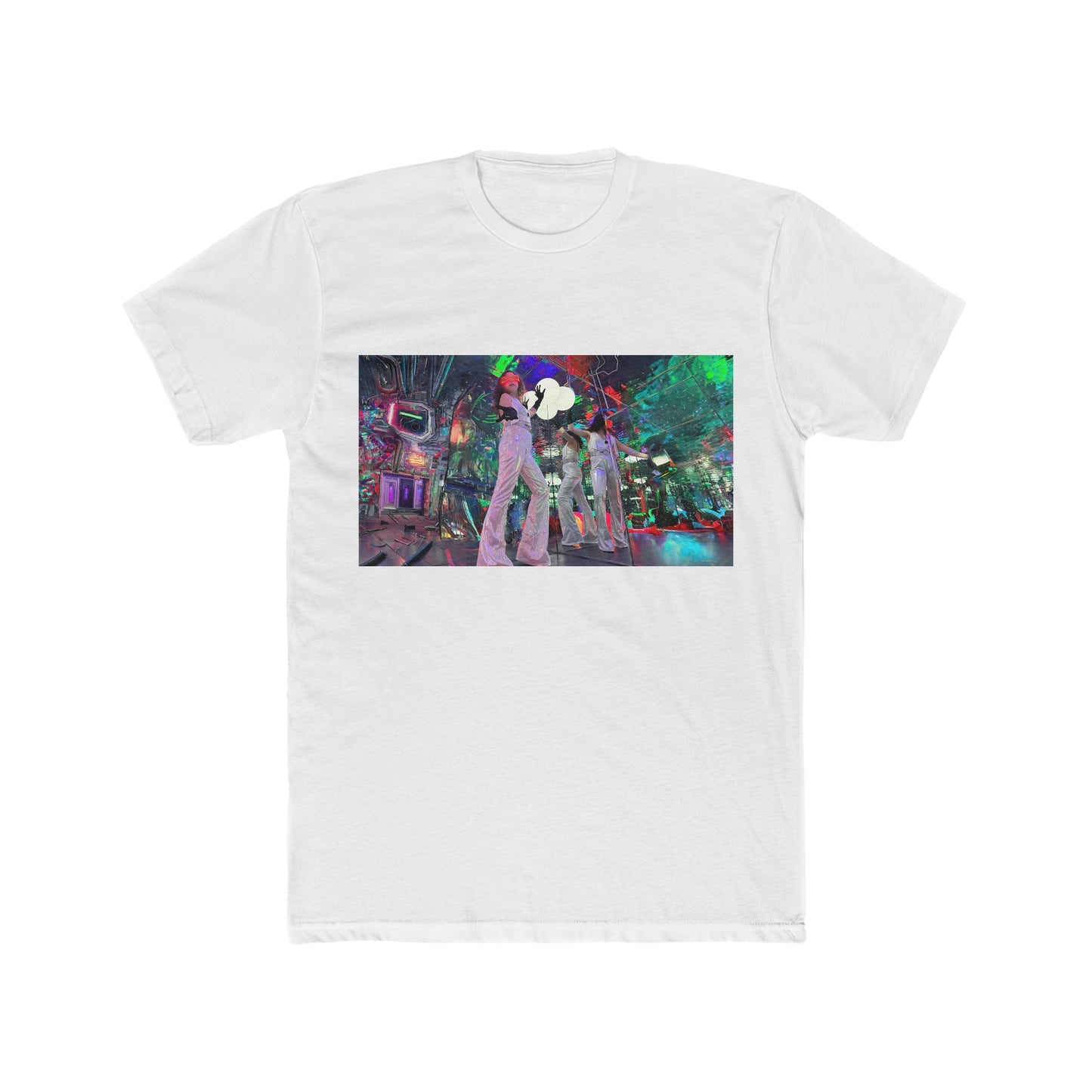 Life in Technicolor - Men's Cotton Crew Tee