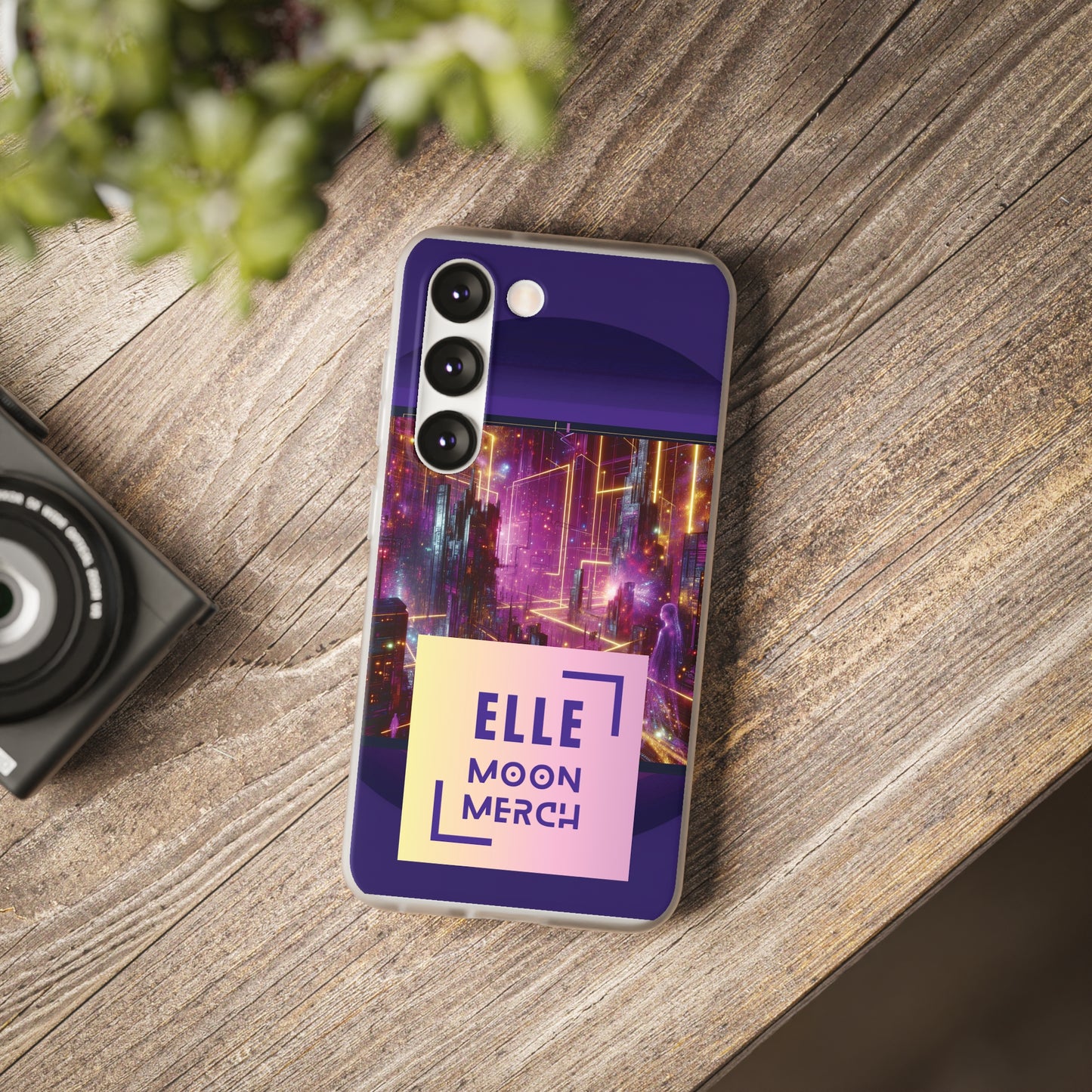 La Femme Royale des Purple Skies Flexi Cases