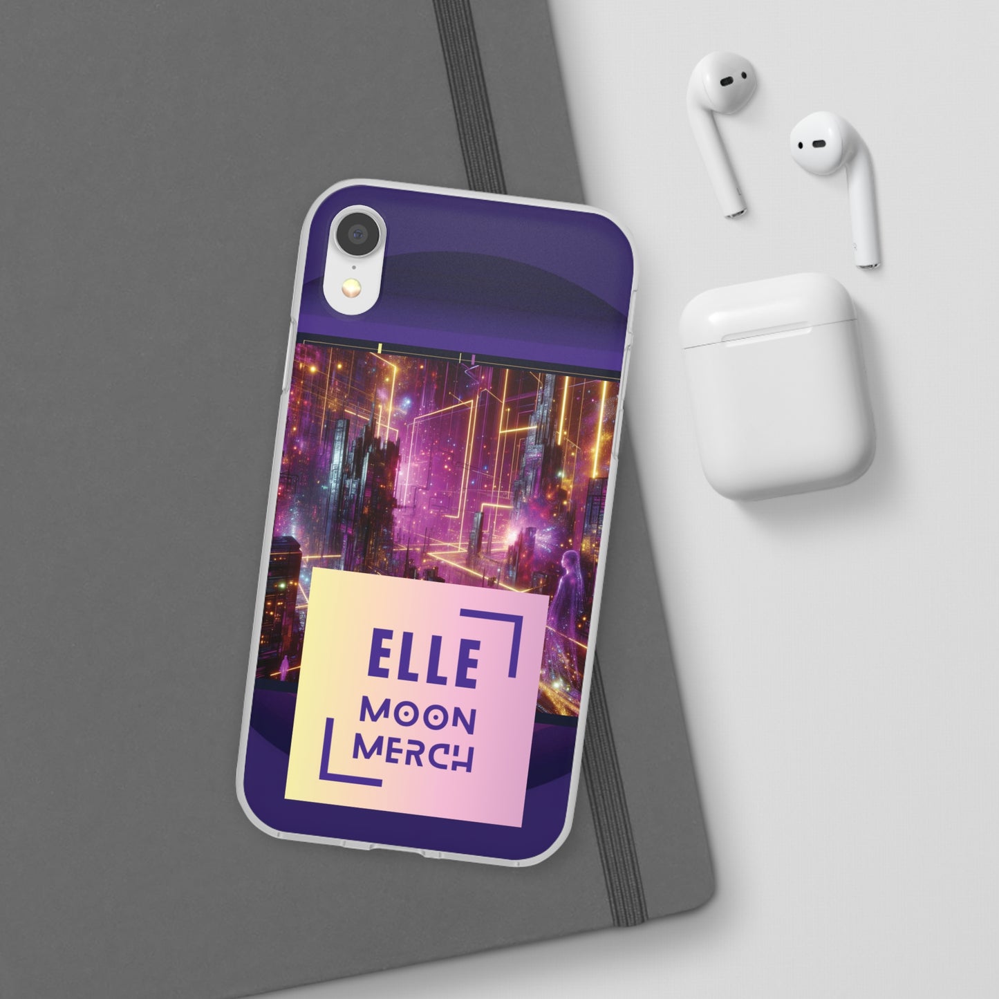 La Femme Royale des Purple Skies Flexi Cases