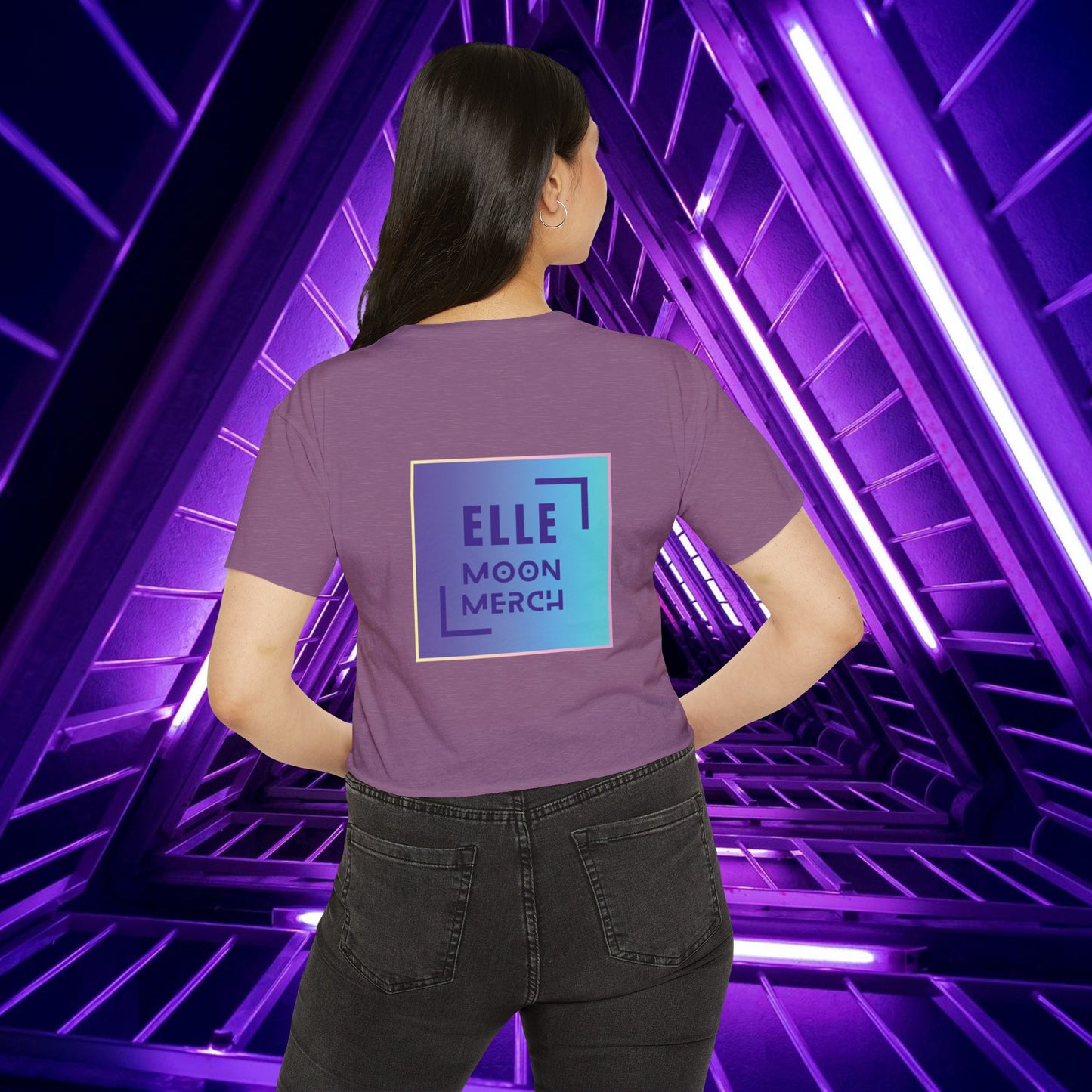 Cyber Purple Skies - Women's Crop Top