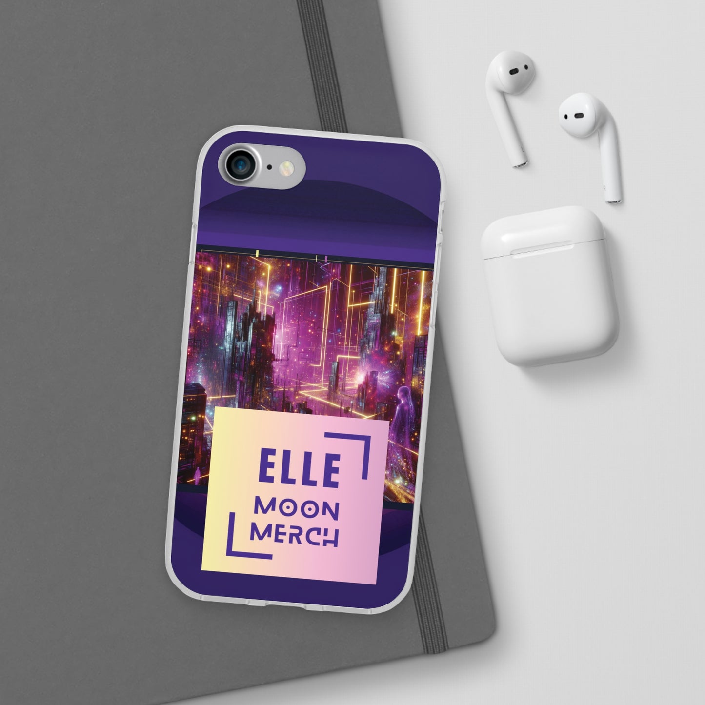 La Femme Royale des Purple Skies Flexi Cases