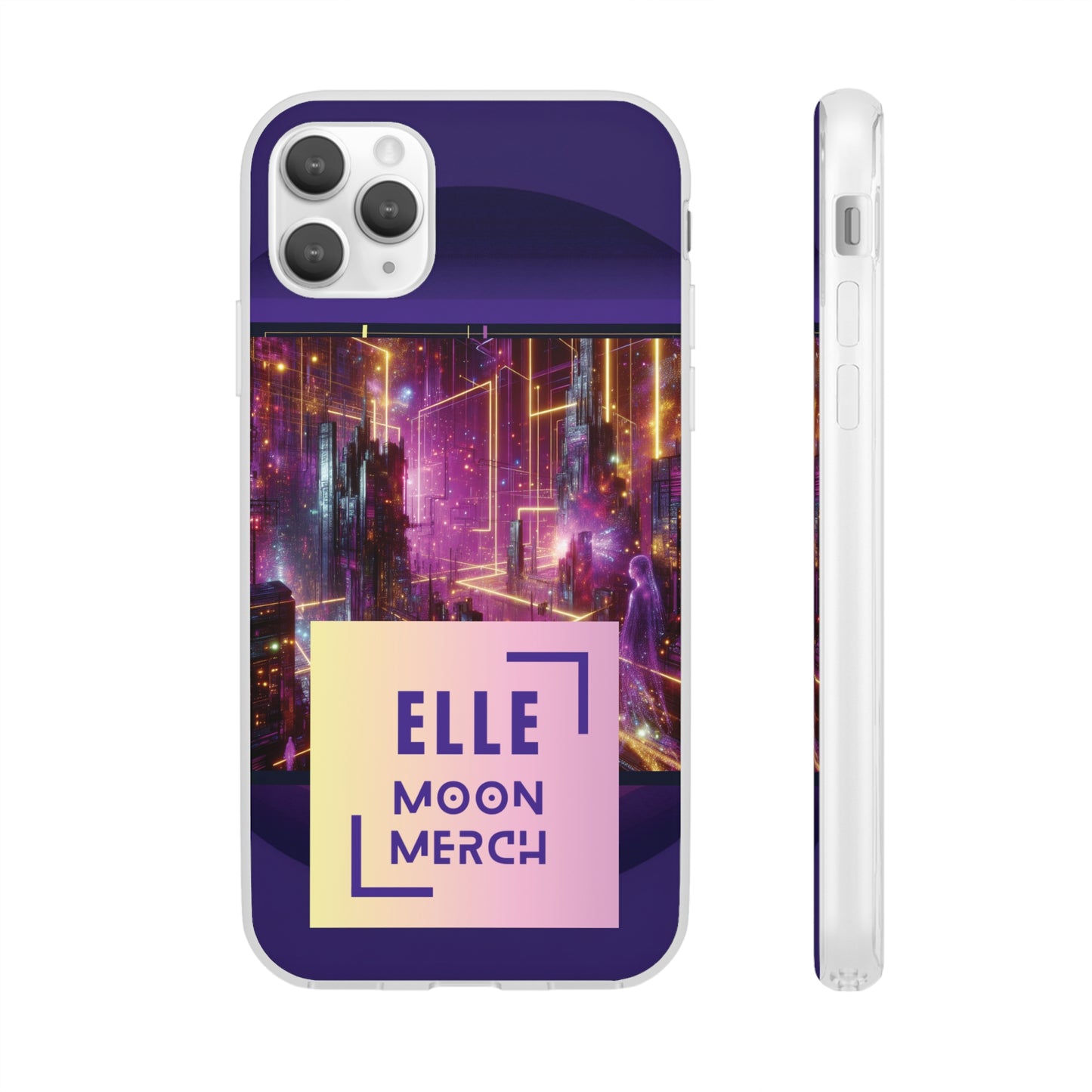 La Femme Royale des Purple Skies Flexi Cases