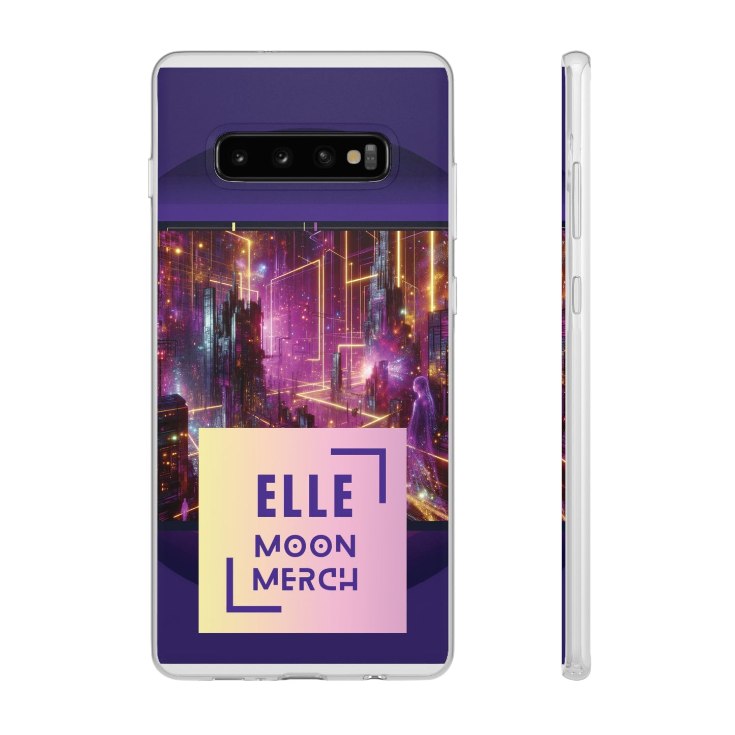 La Femme Royale des Purple Skies Flexi Cases