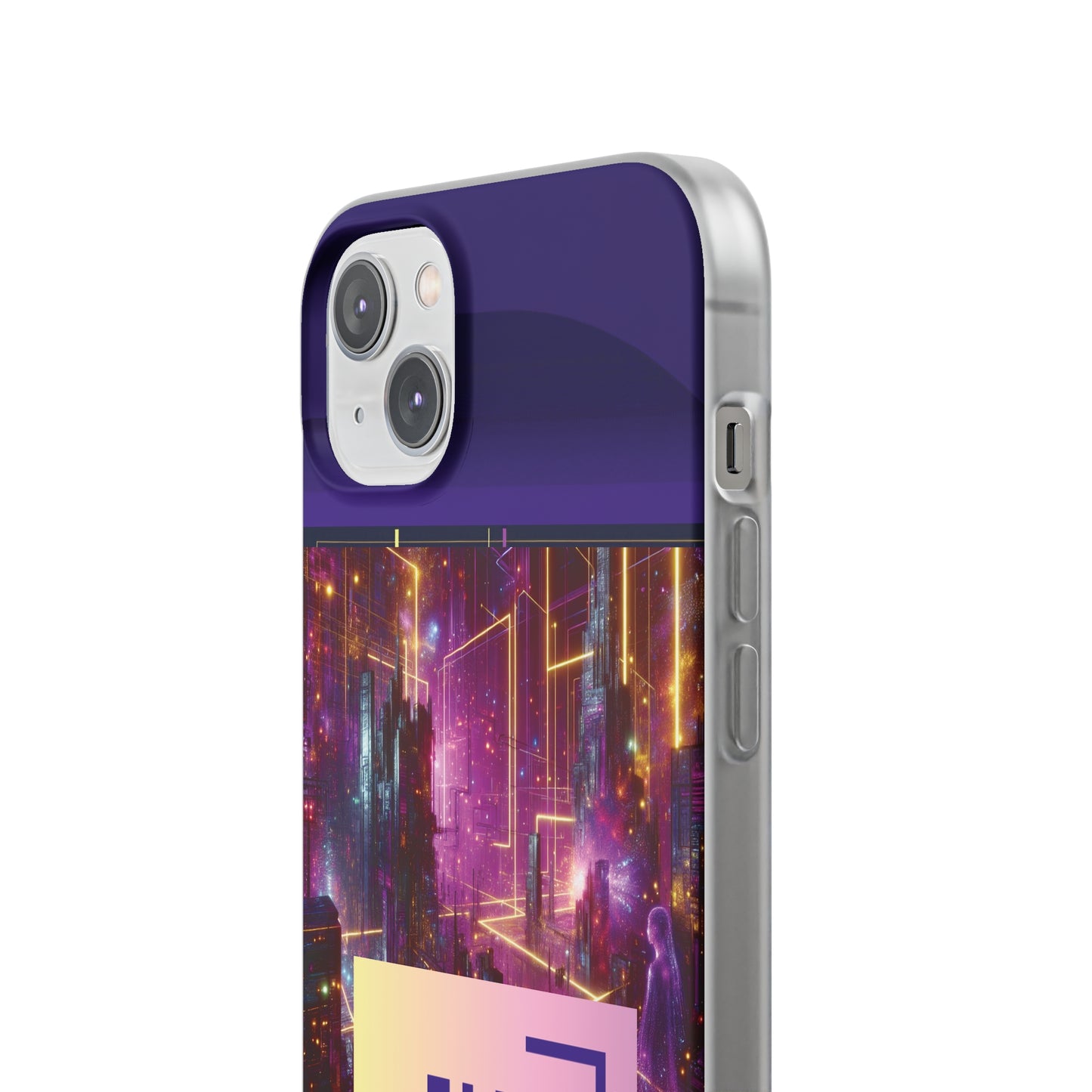 La Femme Royale des Purple Skies Flexi Cases