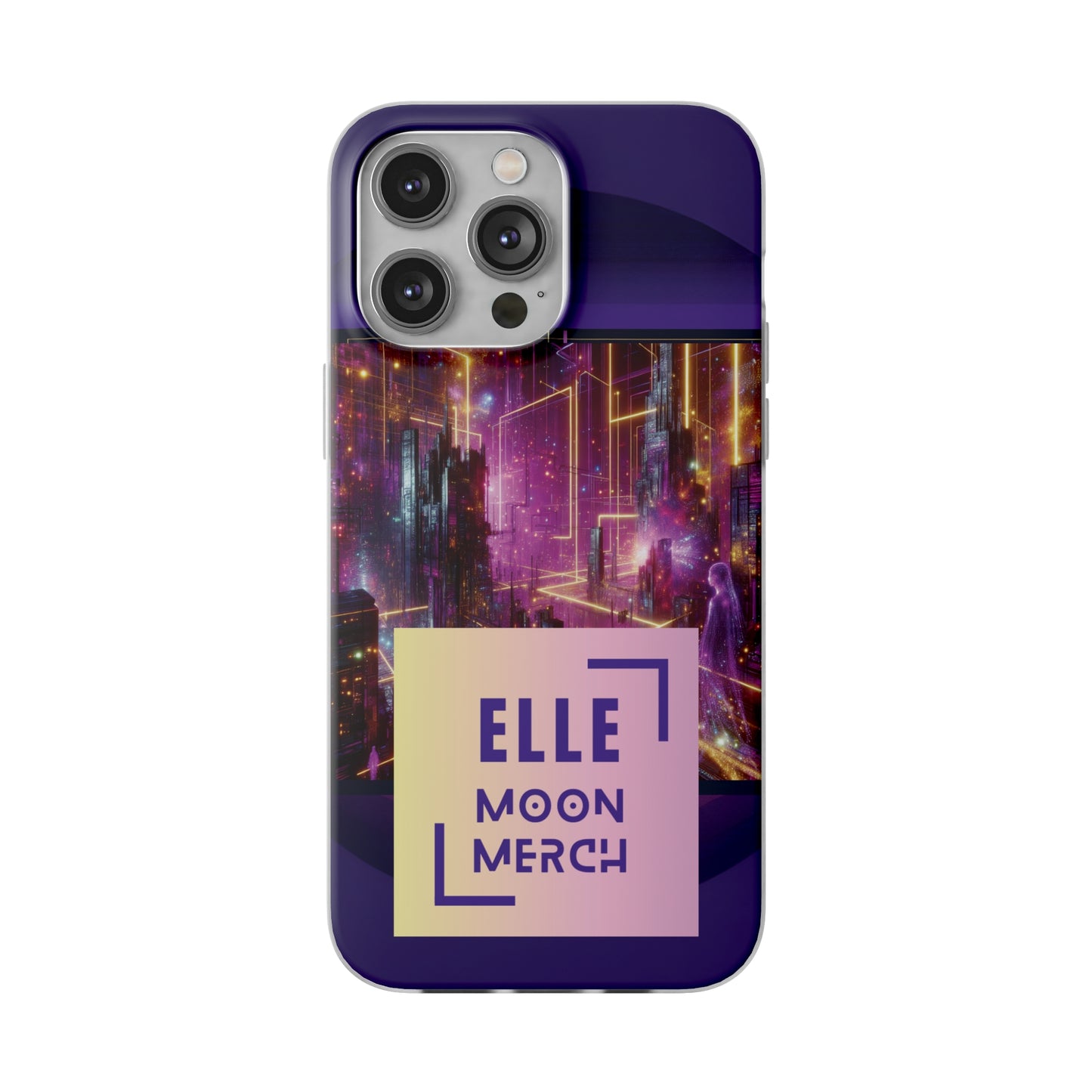 La Femme Royale des Purple Skies Flexi Cases