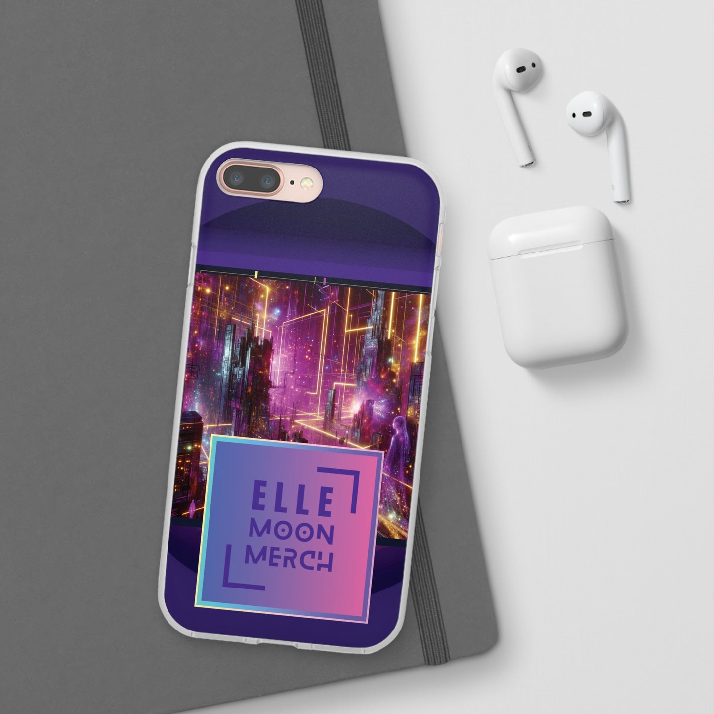 La Femme des Purple Skies Flexi Cases