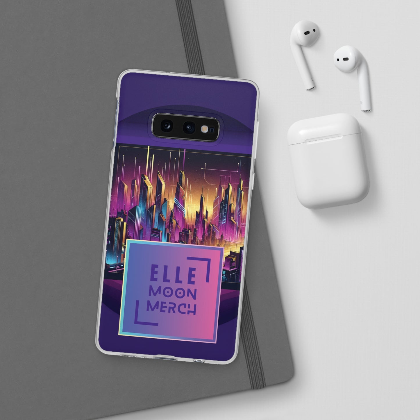 Cyber Royal Purple Skies Flexi Cases