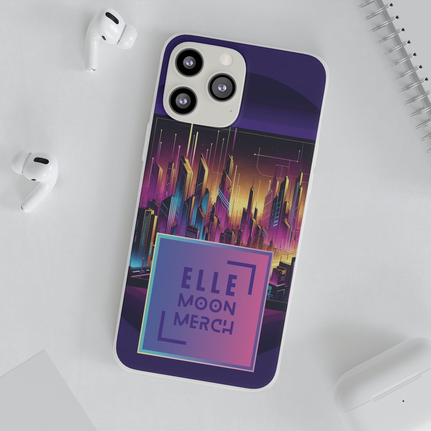 Cyber Royal Purple Skies Flexi Cases