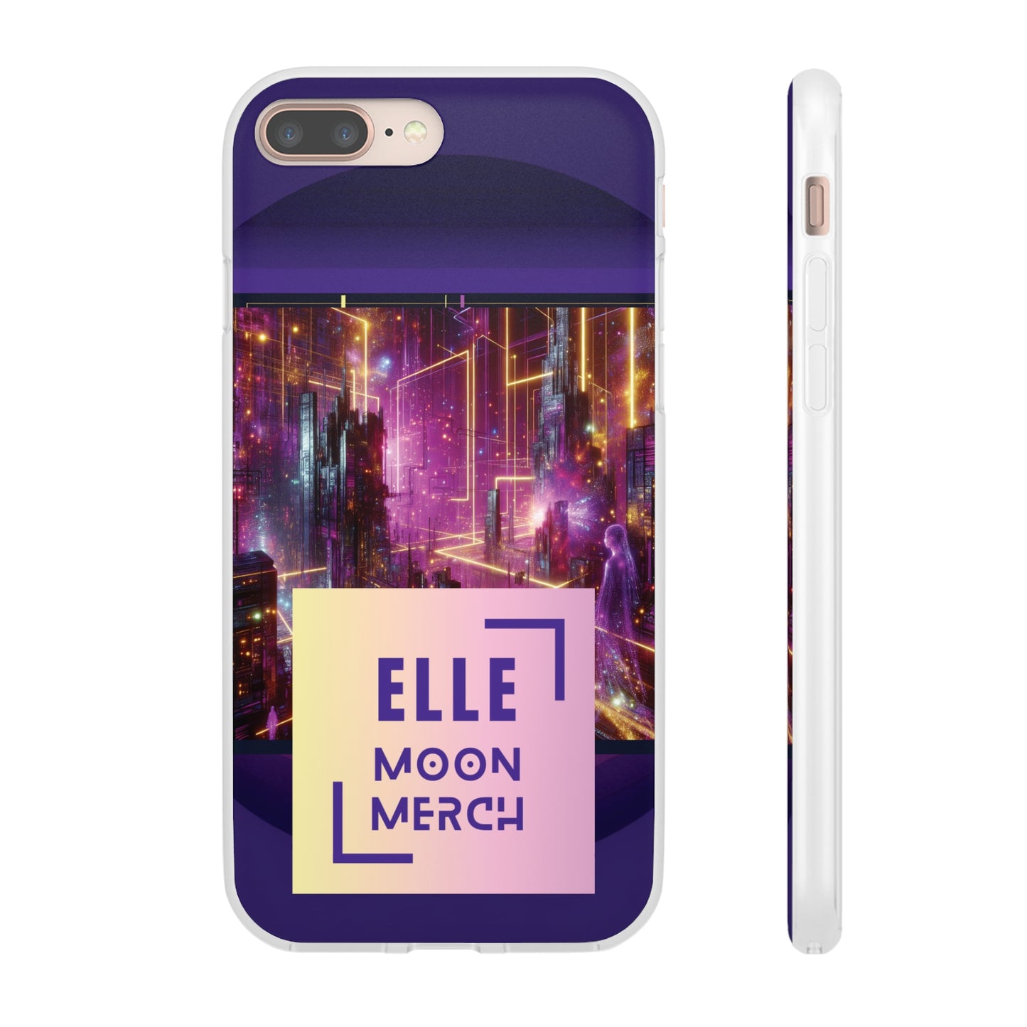 La Femme Royale des Purple Skies Flexi Cases