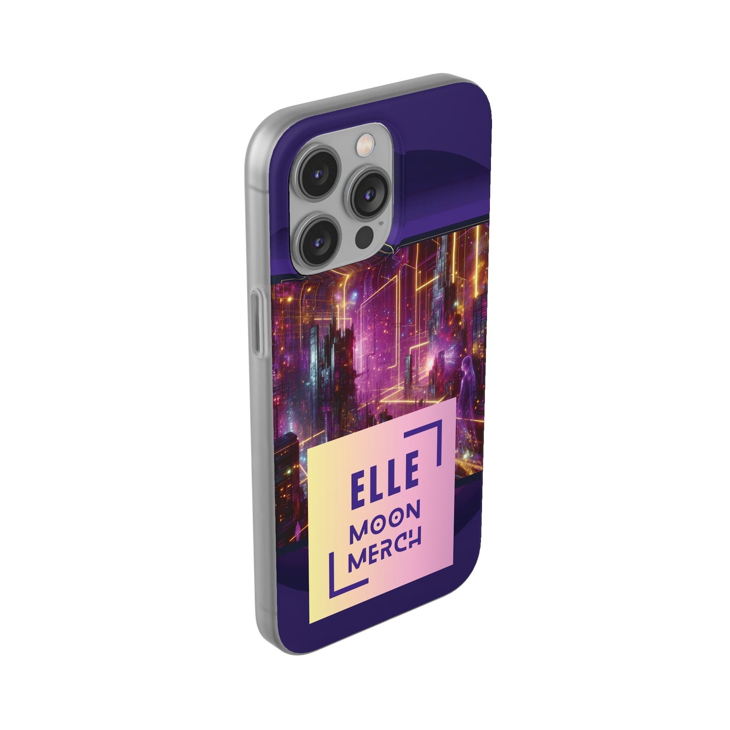 La Femme Royale des Purple Skies Flexi Cases