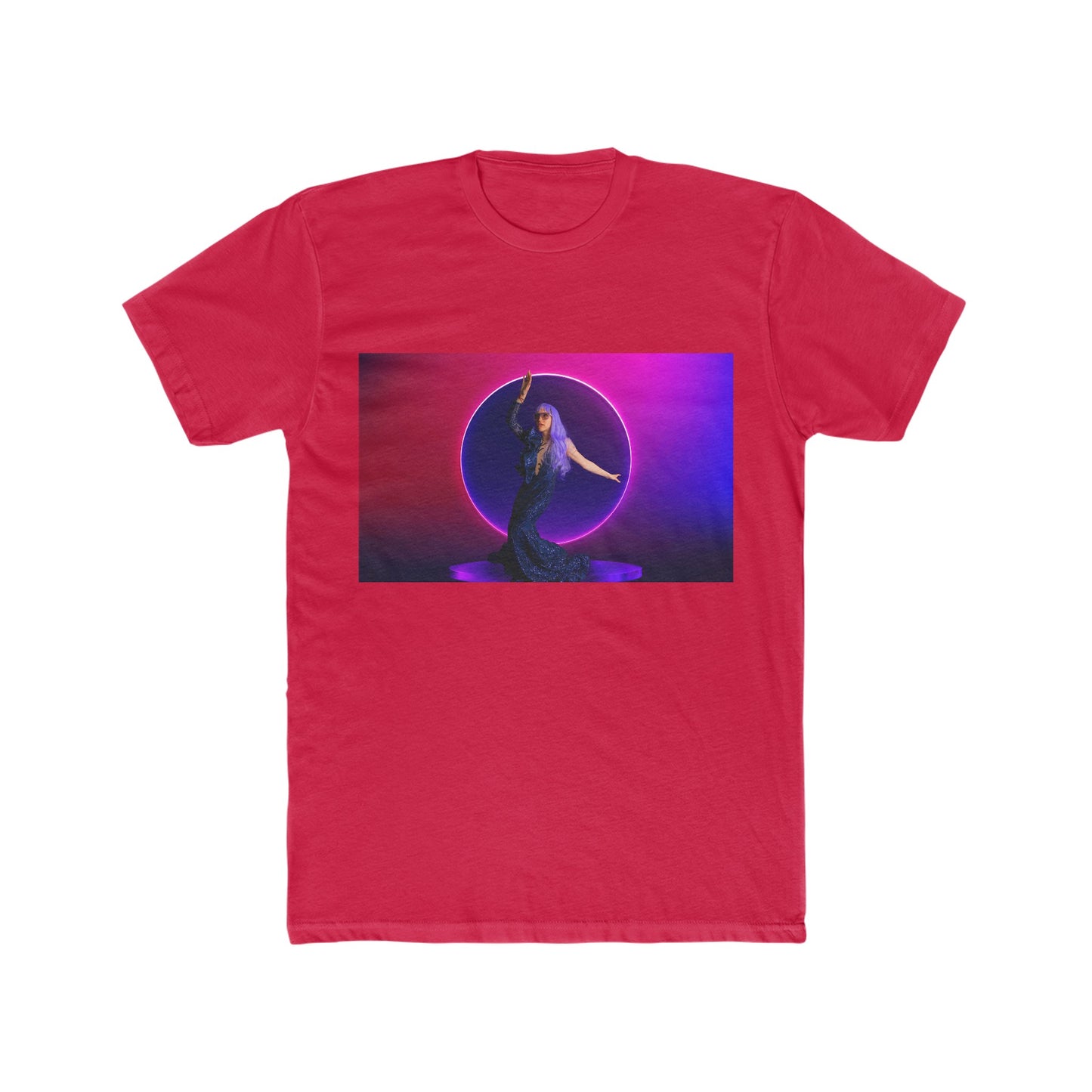 Purple - Men's Cotton Crew Tee