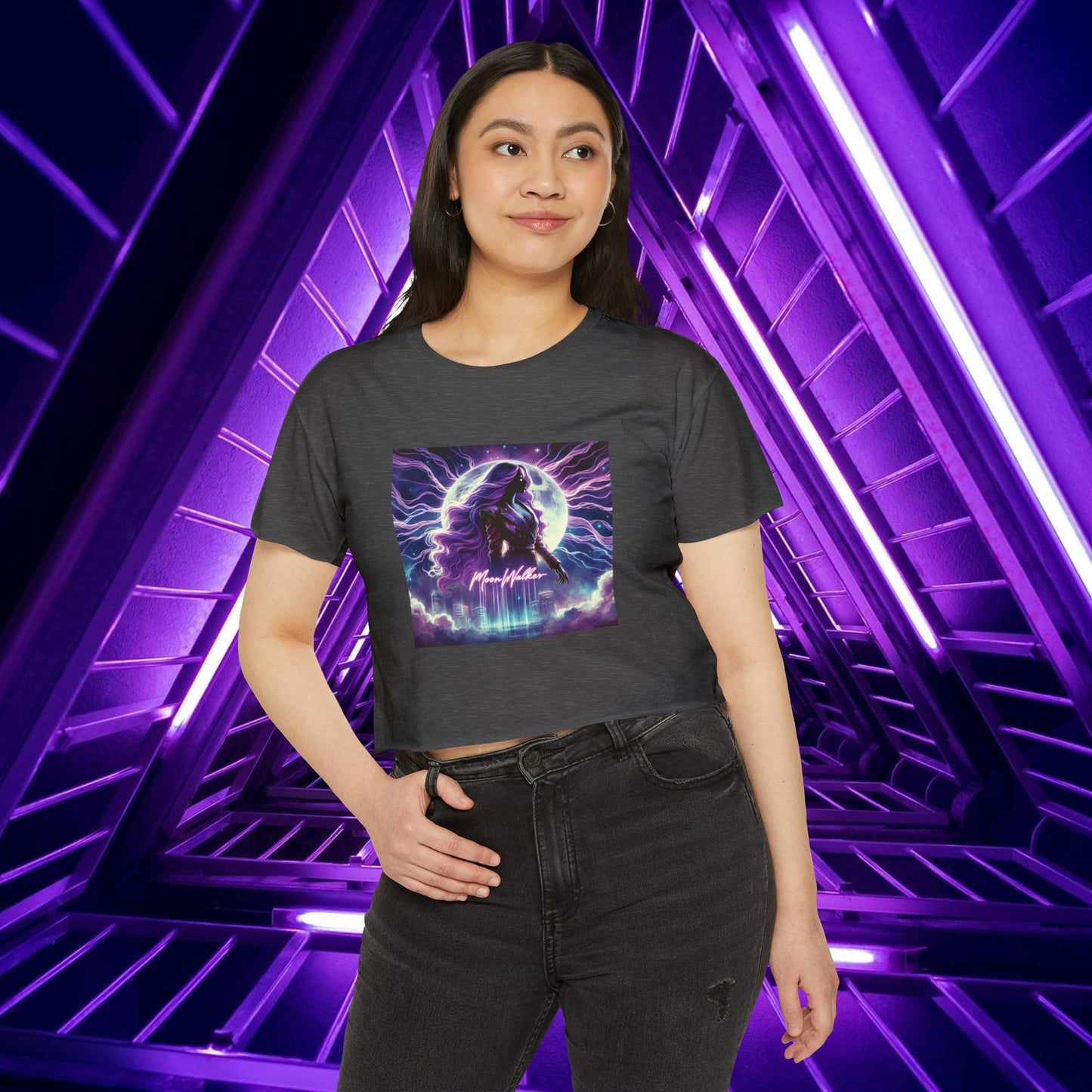 Moon Walker - Women's Crop Top