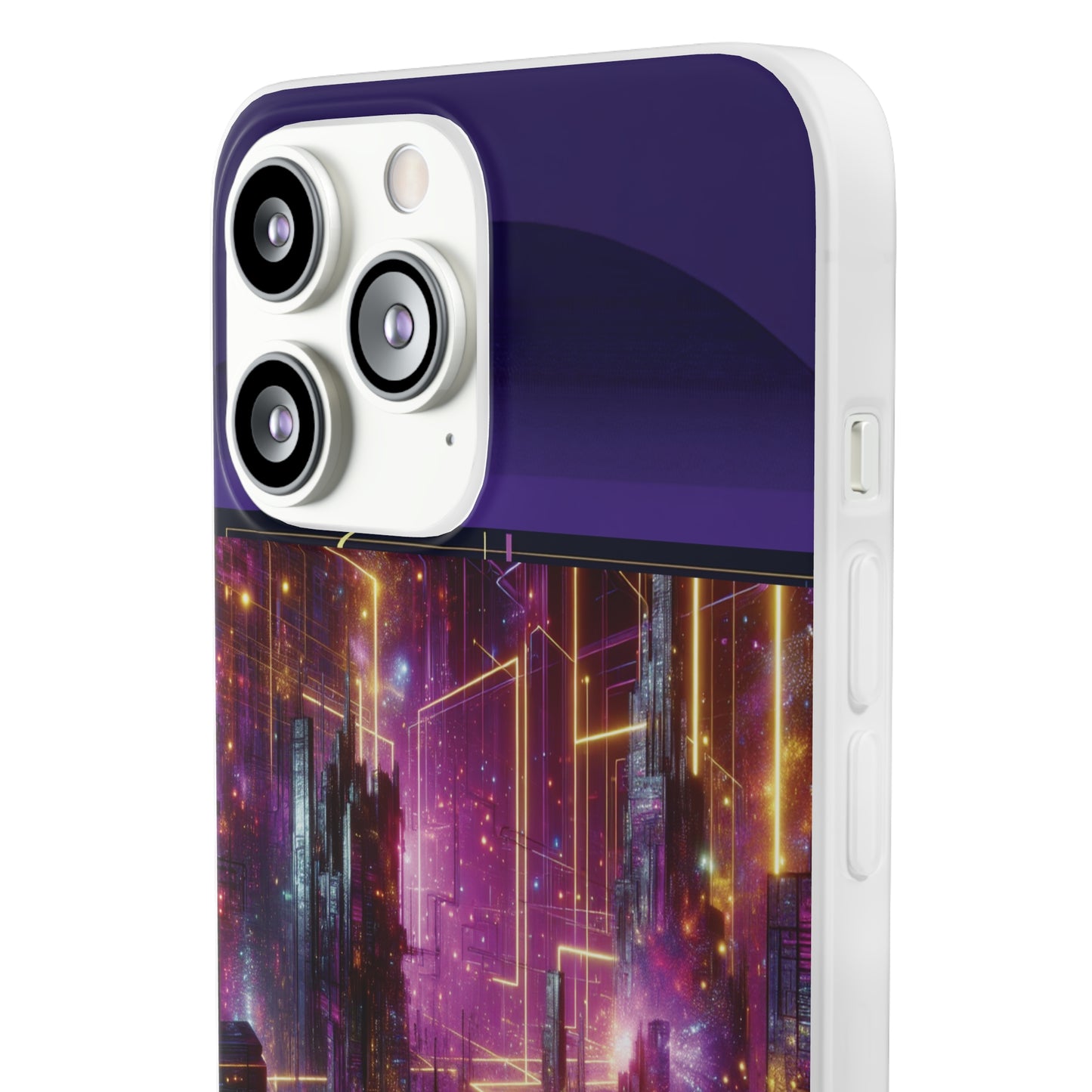 La Femme Royale des Purple Skies Flexi Cases