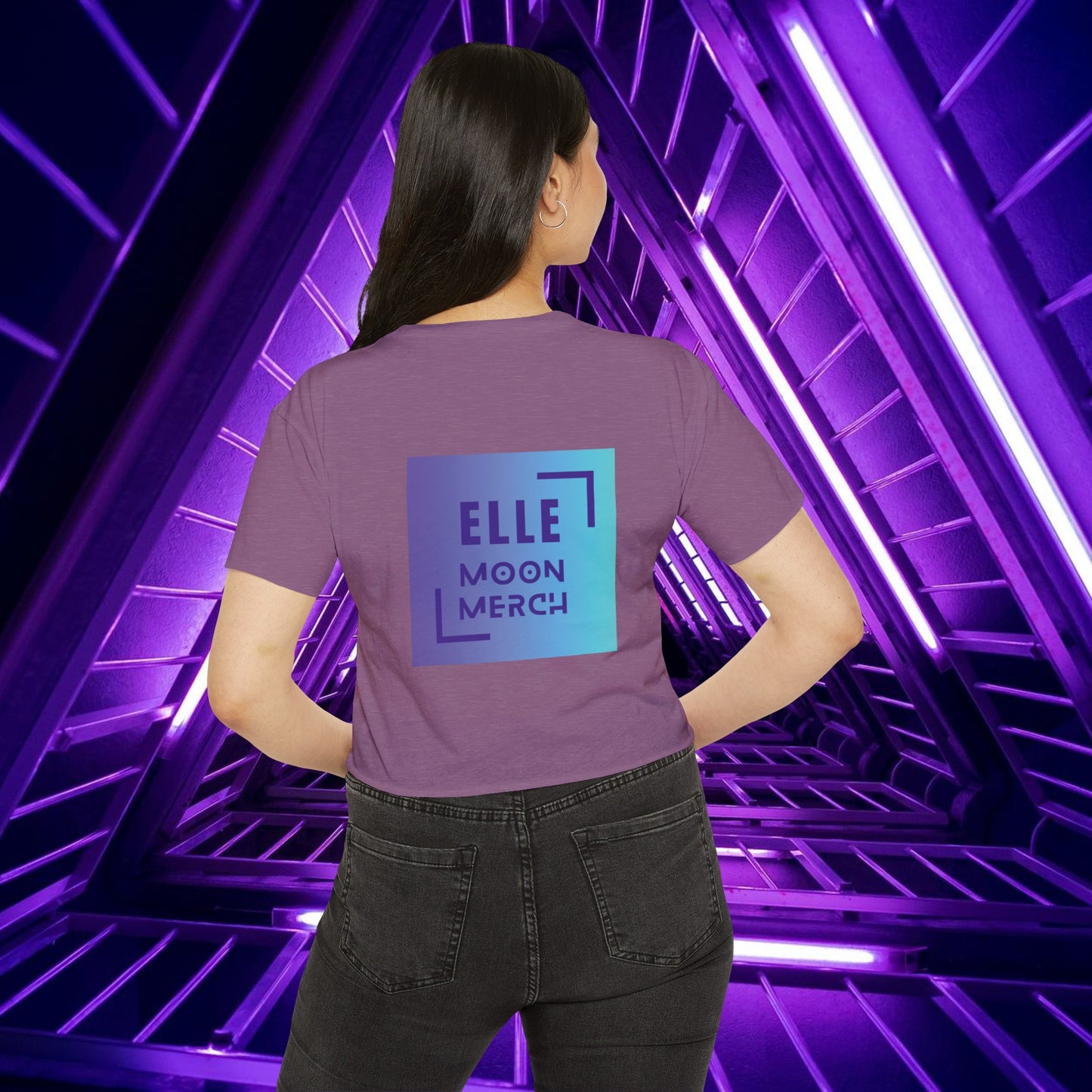 Elle Breaks The Matrix - Women's Crop Top