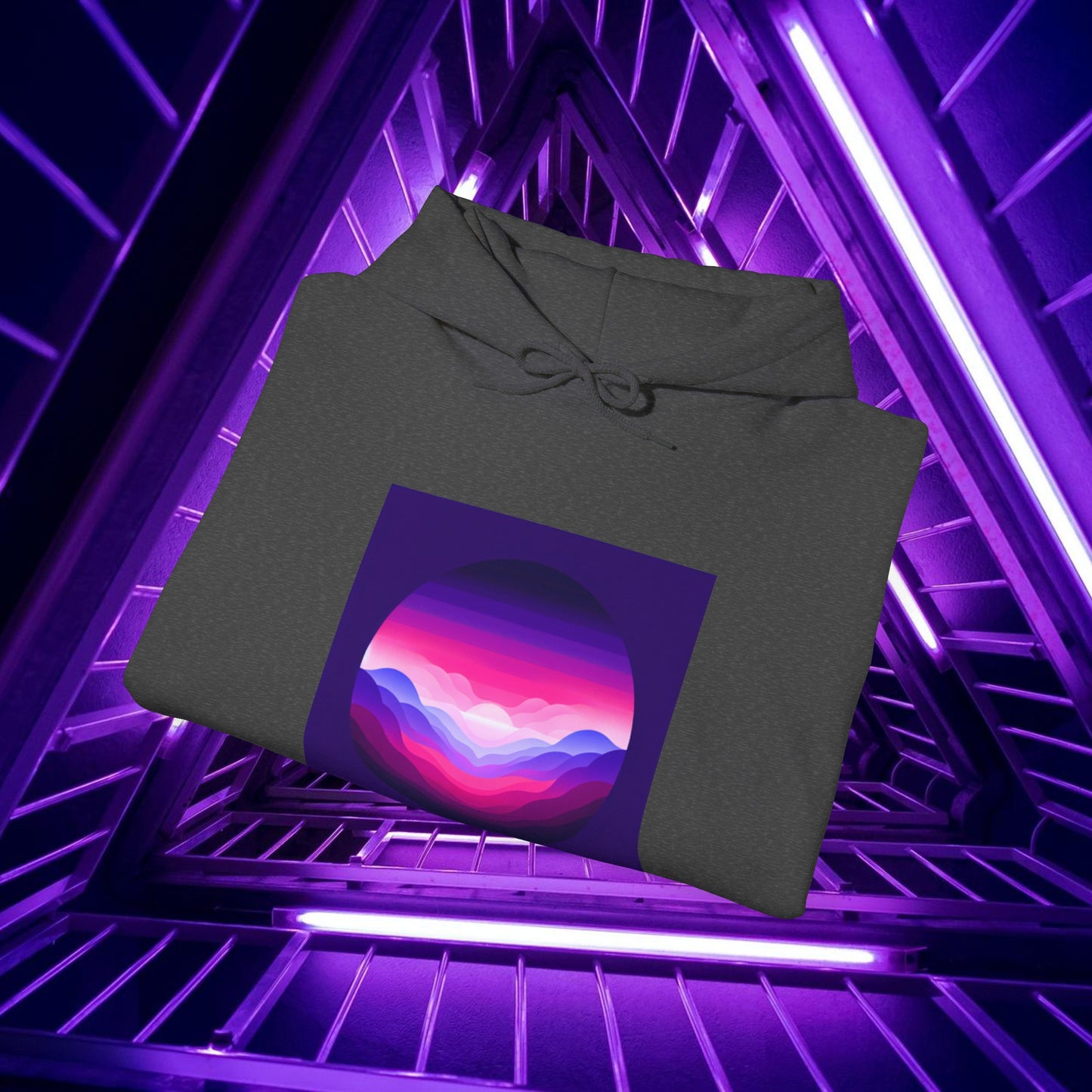 Purple Skies and Rosy Moons - Unisex Hoodie