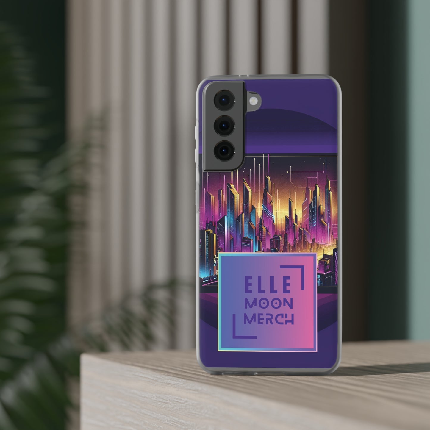 Cyber Royal Purple Skies Flexi Cases