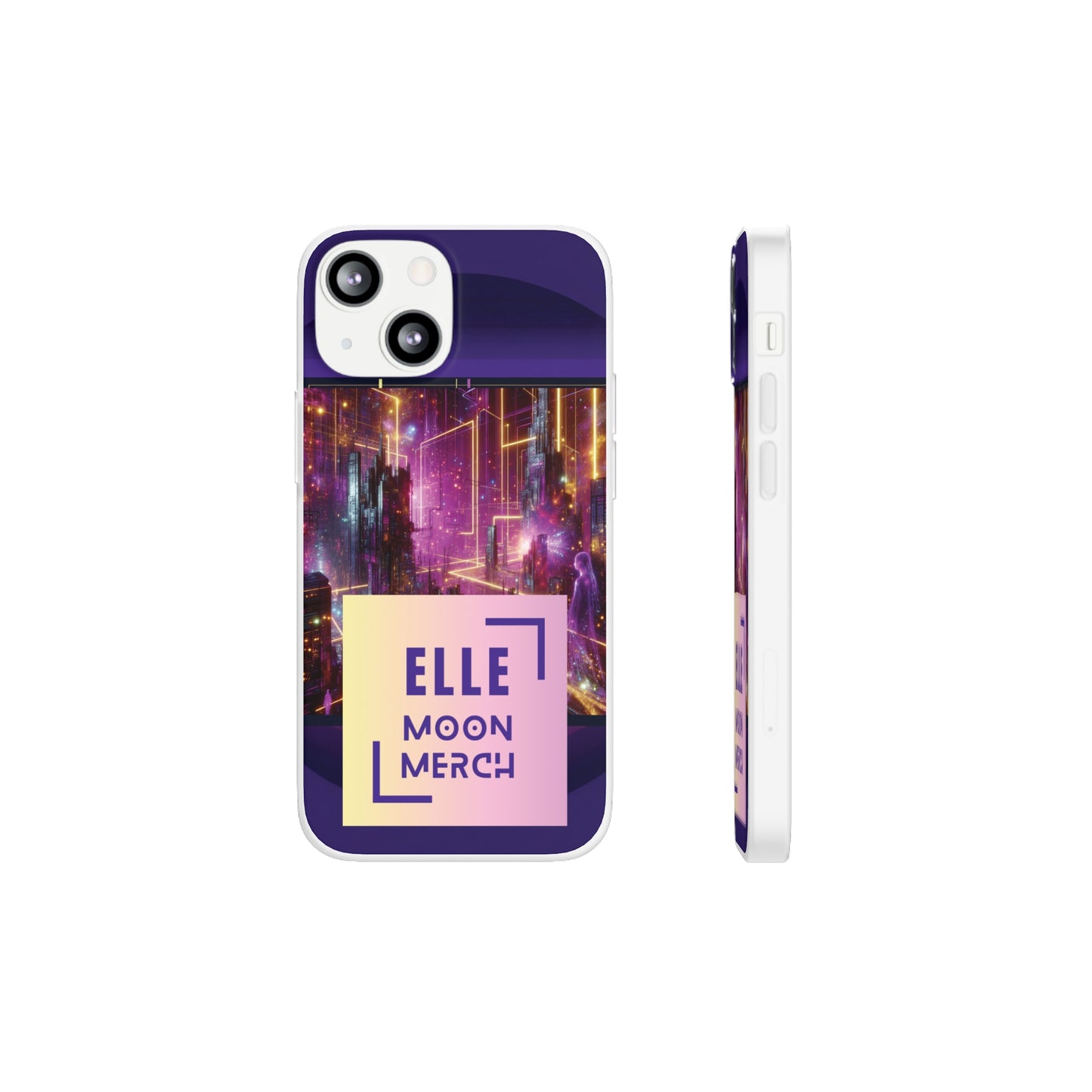 La Femme Royale des Purple Skies Flexi Cases