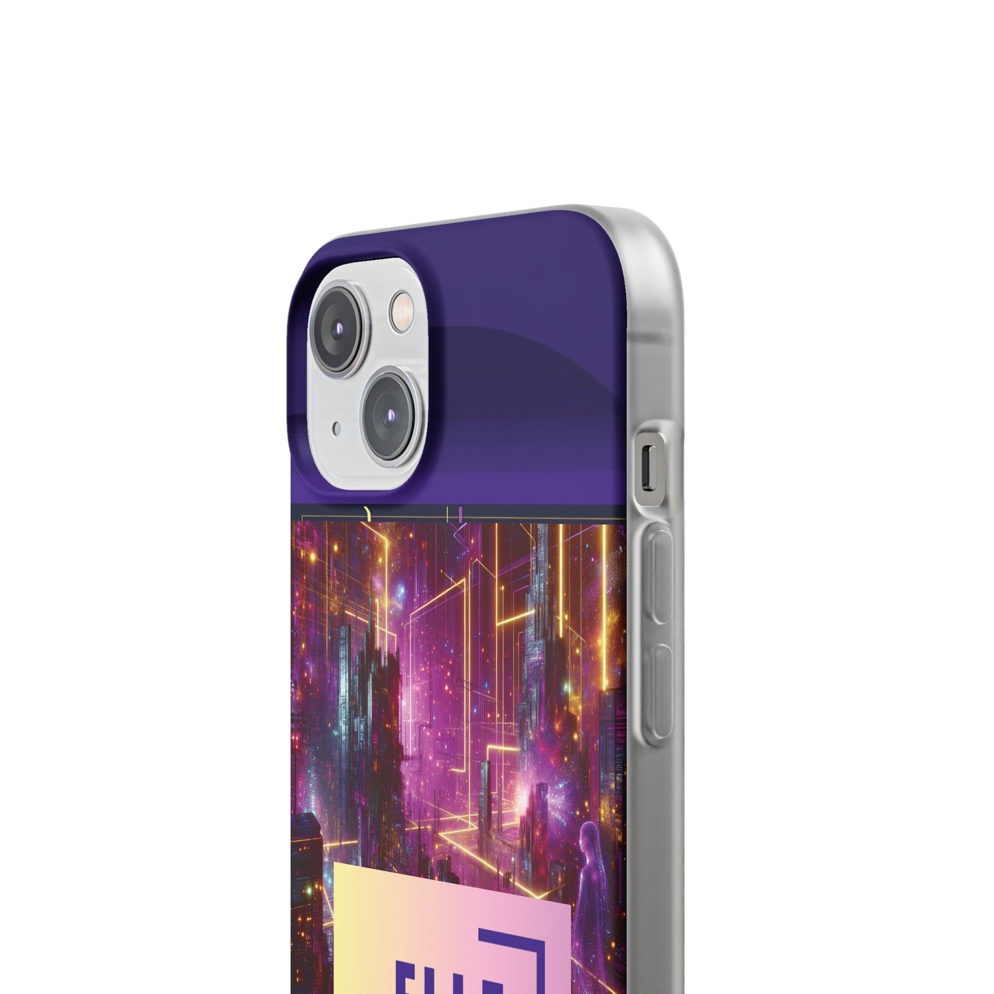 La Femme Royale des Purple Skies Flexi Cases