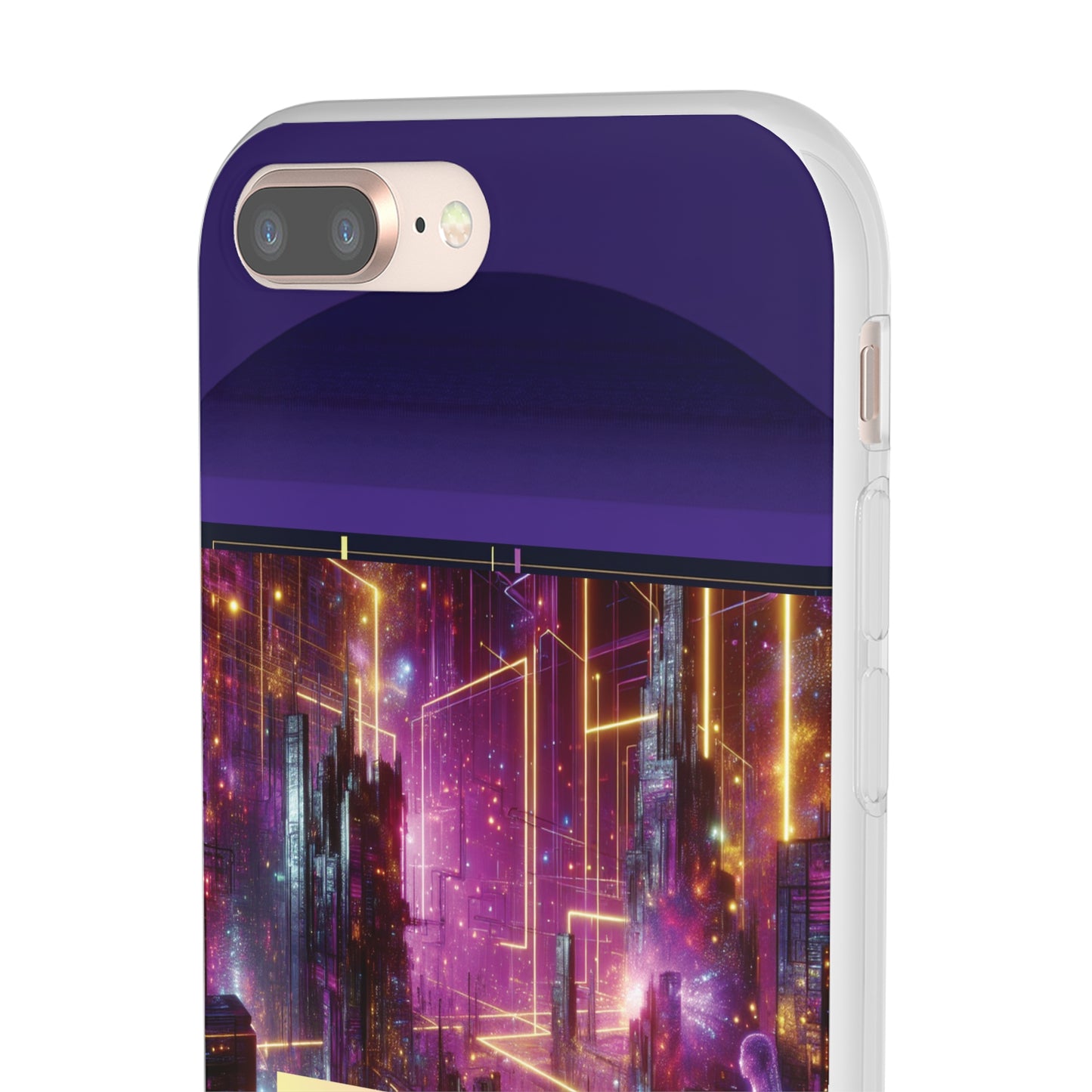 La Femme Royale des Purple Skies Flexi Cases