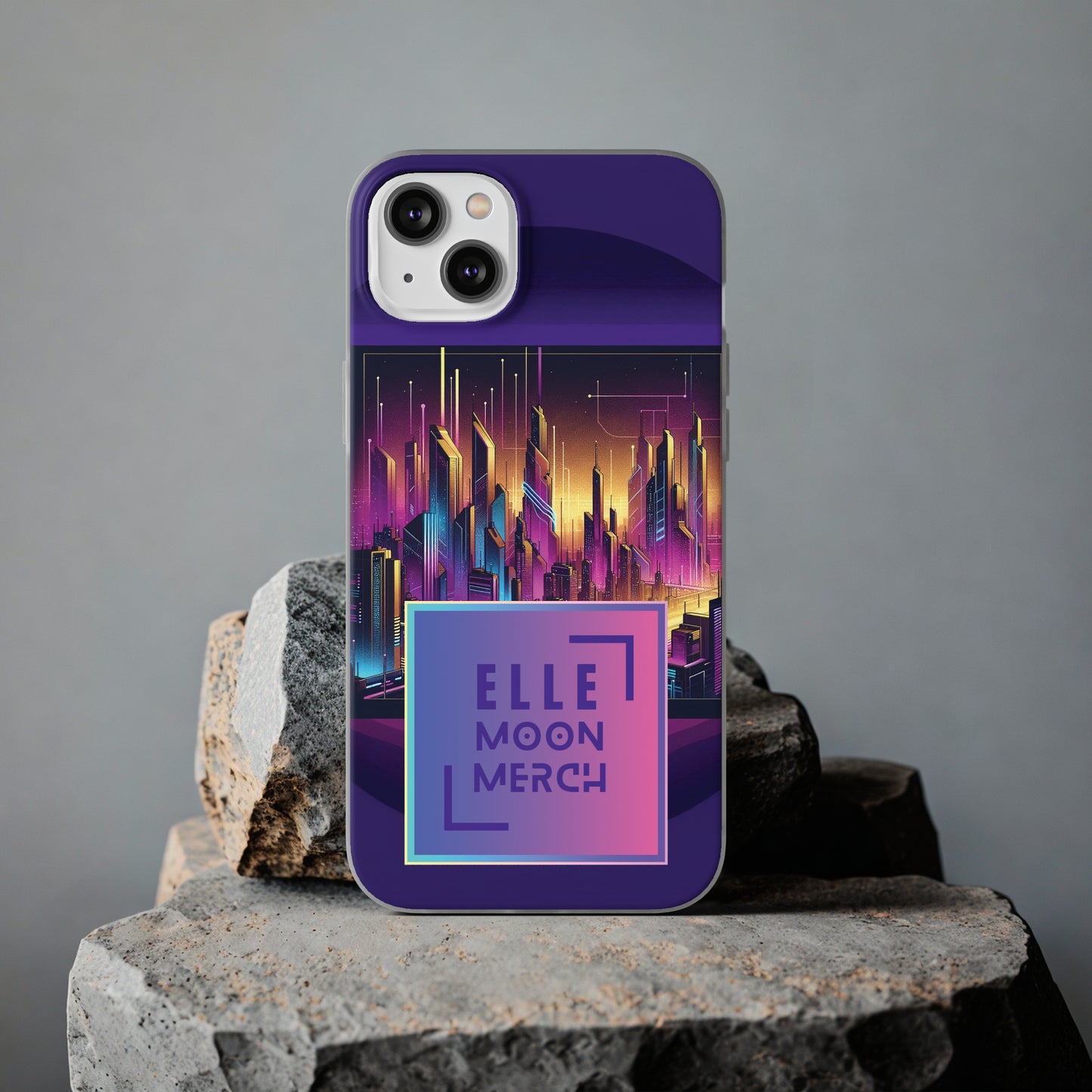 Cyber Royal Purple Skies Flexi Cases