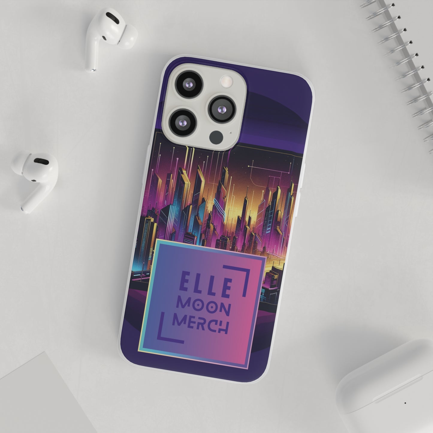 Cyber Royal Purple Skies Flexi Cases