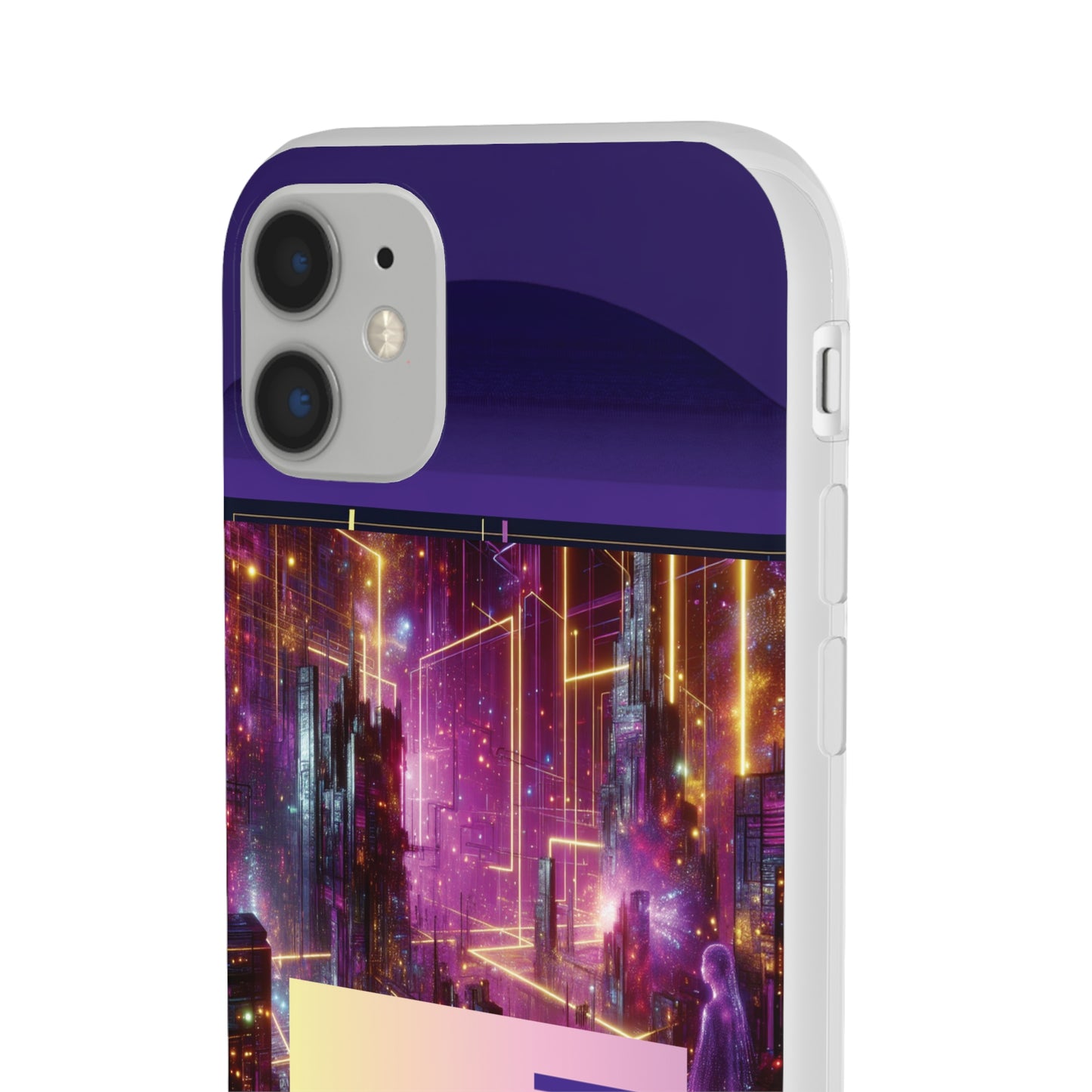 La Femme Royale des Purple Skies Flexi Cases