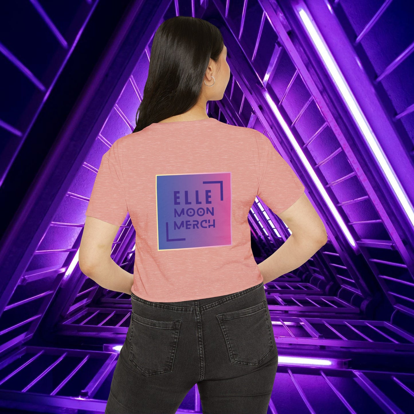 La Femme des Purple Skies - Women's Crop Top