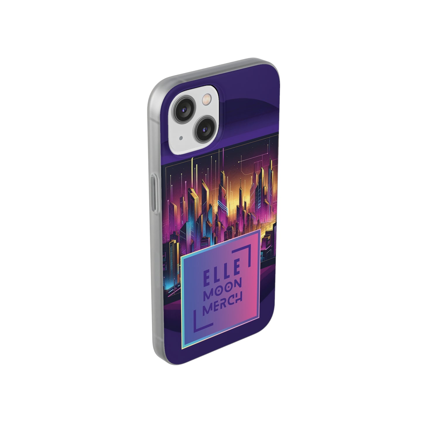 Cyber Royal Purple Skies Flexi Cases